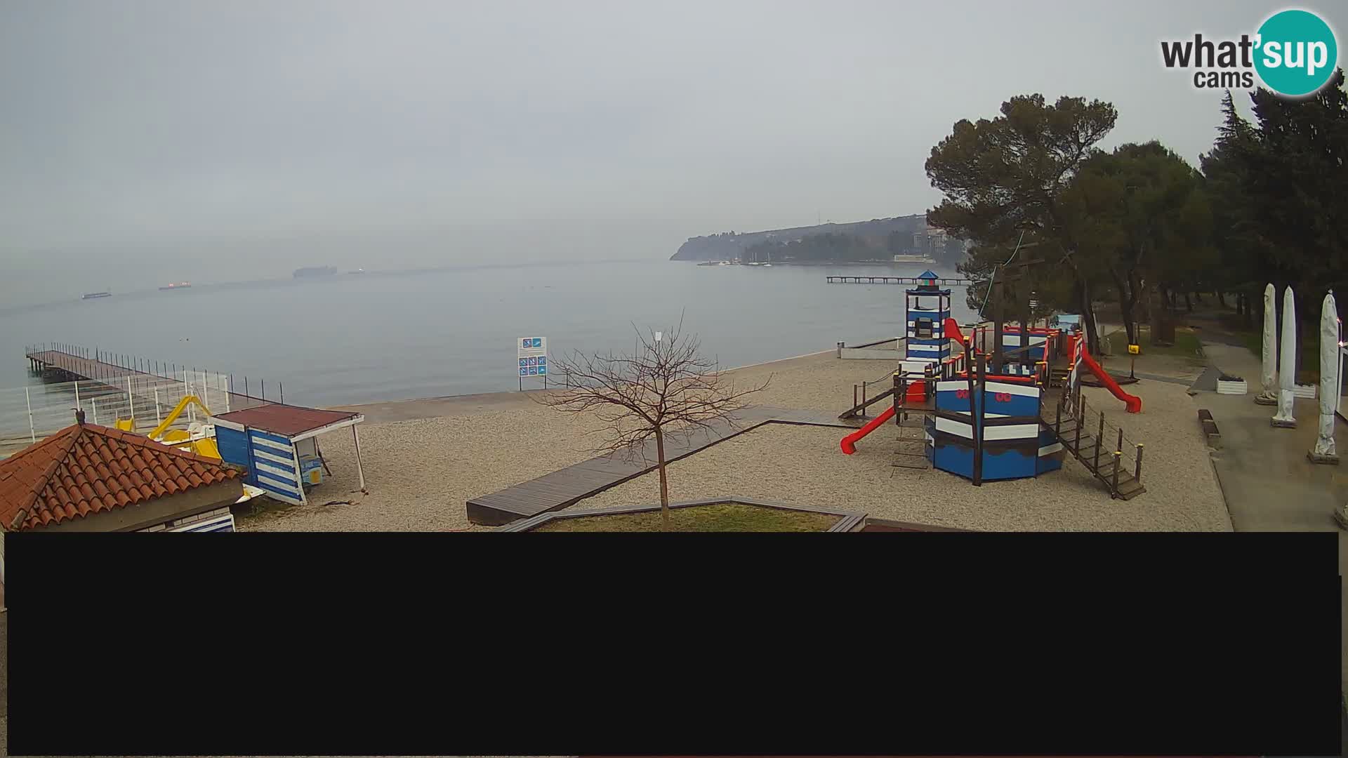 Cámara web en vivo Ankaran – Adria Ankaran Hotel & Resort – Eslovenia