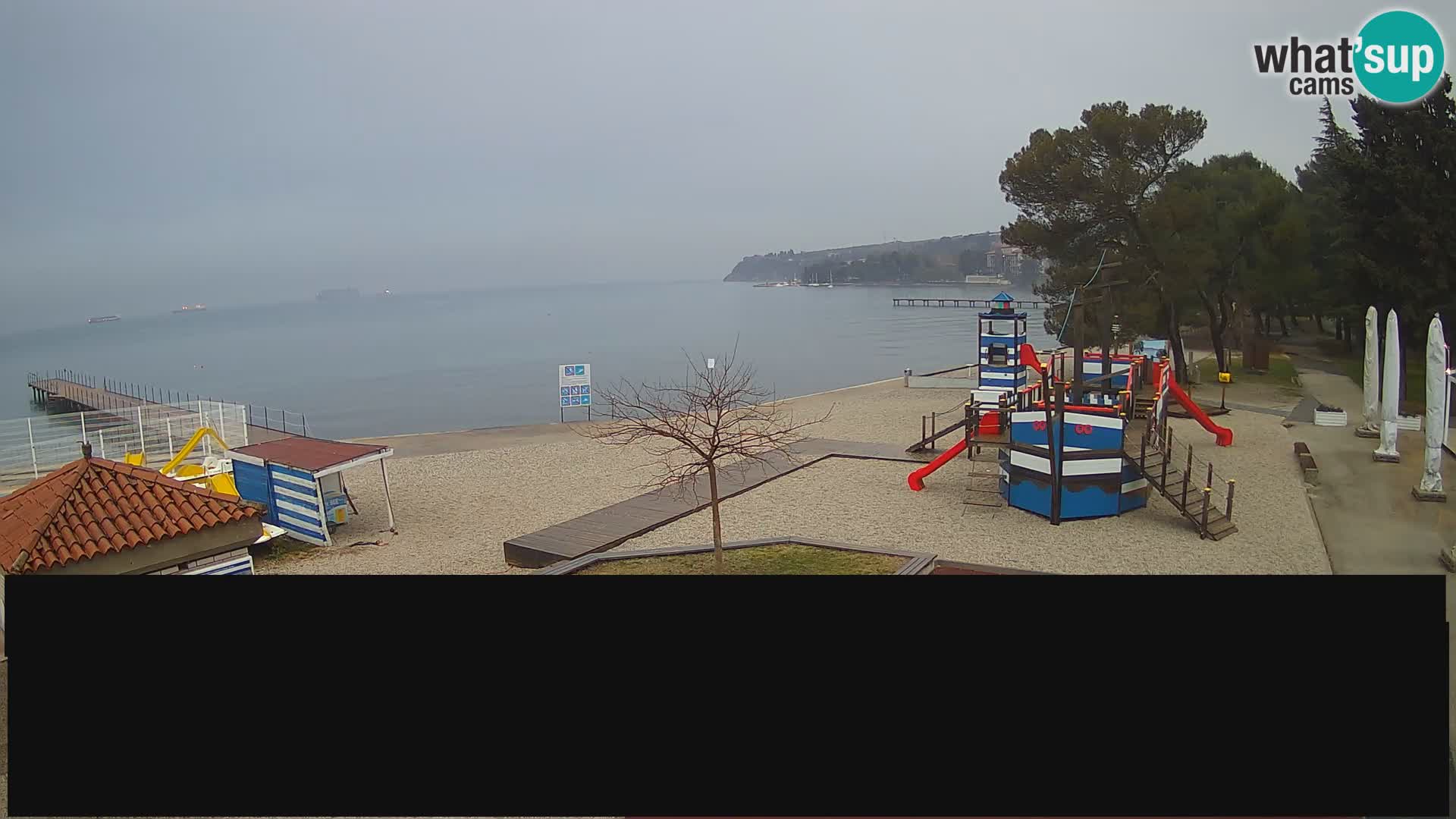 Web kamera uživo Ankaran – Adria Ankaran Hotel & Resort – Slovenija