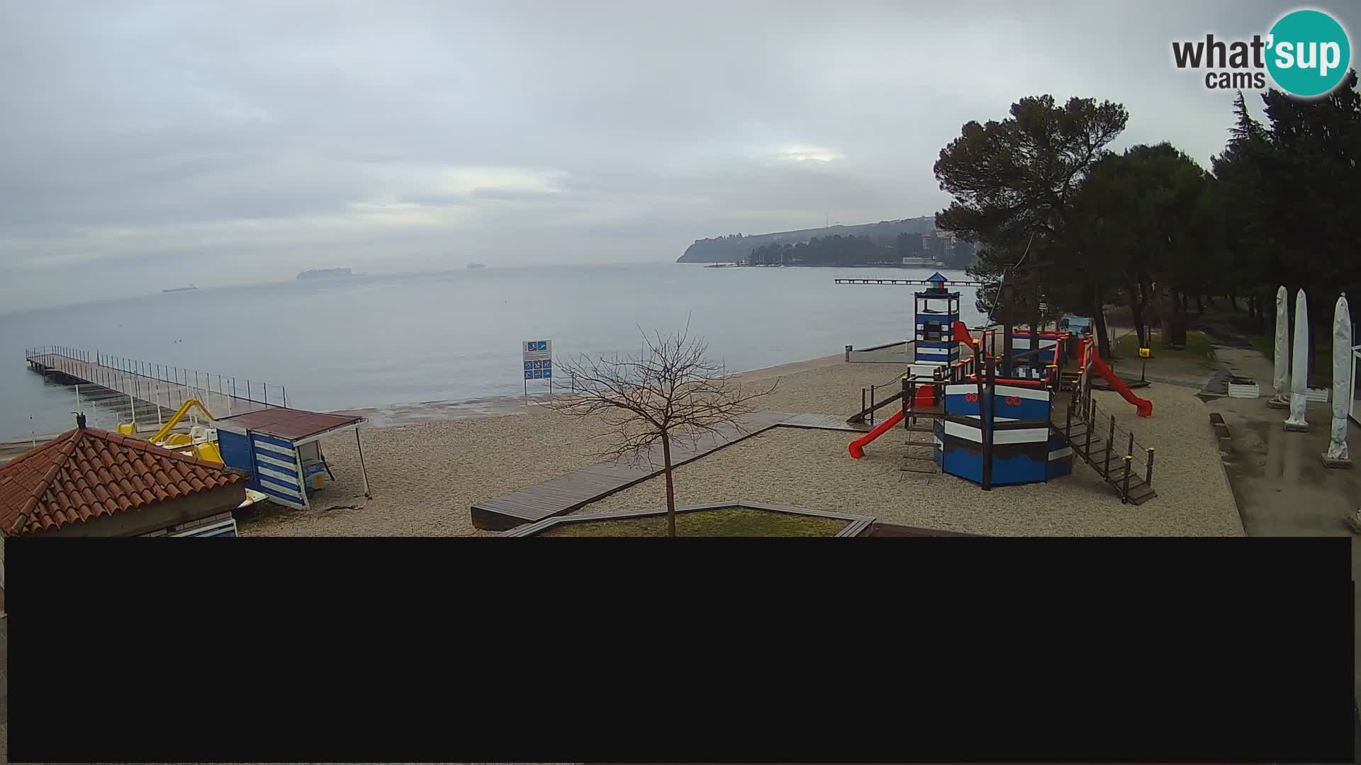 Web kamera uživo Ankaran – Adria Ankaran Hotel & Resort – Slovenija