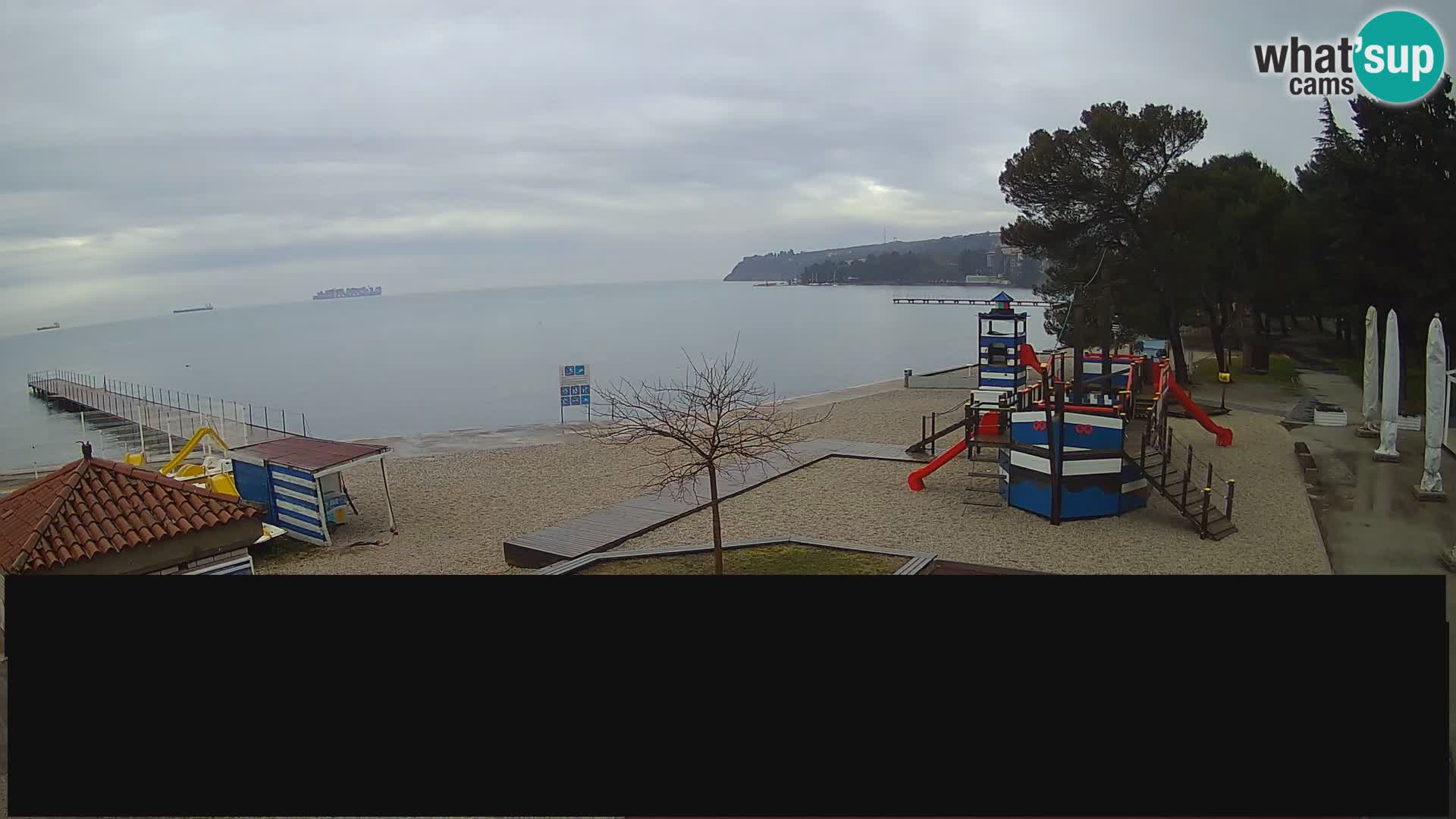 Live webcam Ankaran – Adria Ankaran Hotel & Resort – Slovenia