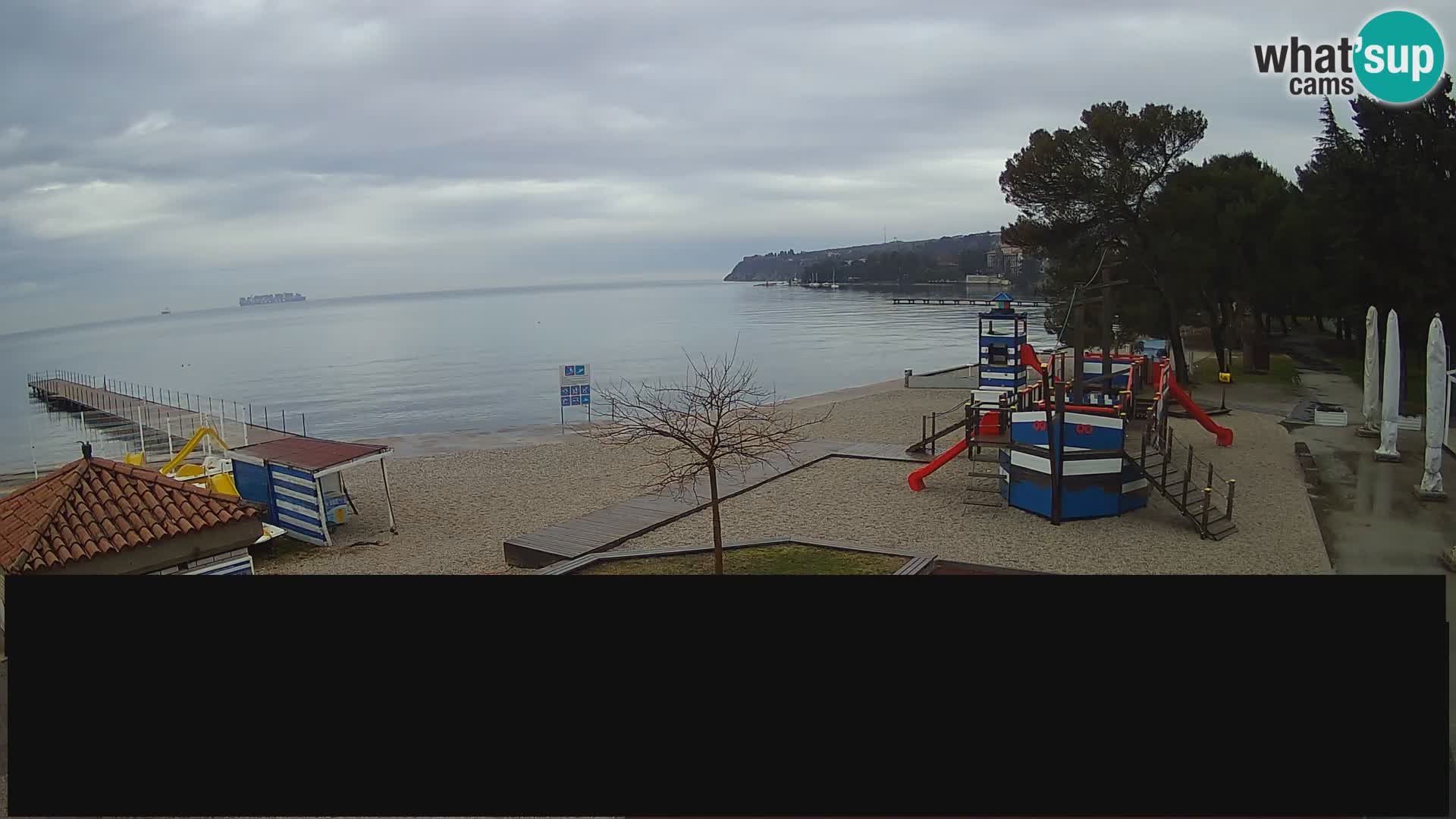 Web kamera uživo Ankaran – Adria Ankaran Hotel & Resort – Slovenija