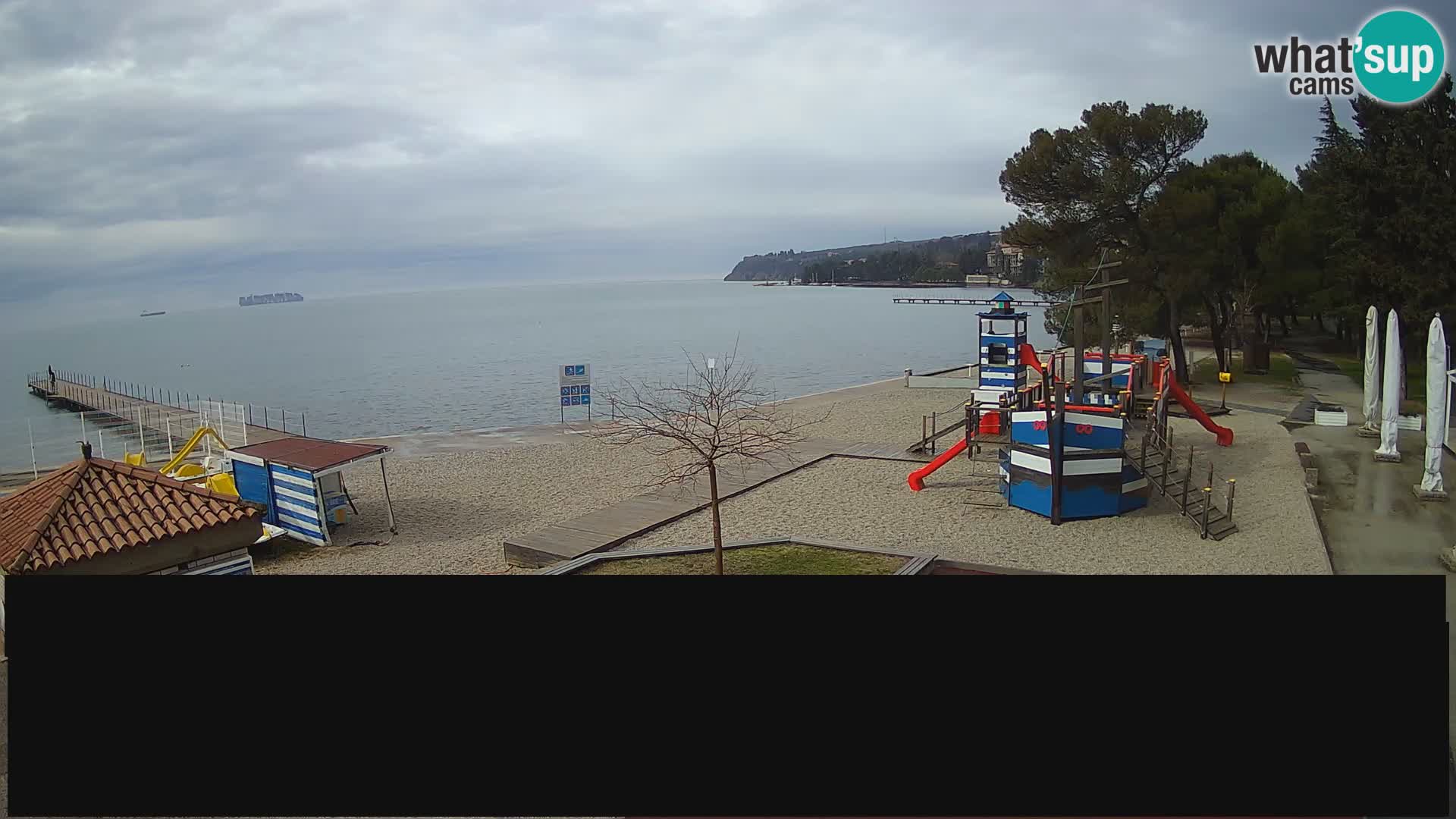 Cámara web en vivo Ankaran – Adria Ankaran Hotel & Resort – Eslovenia