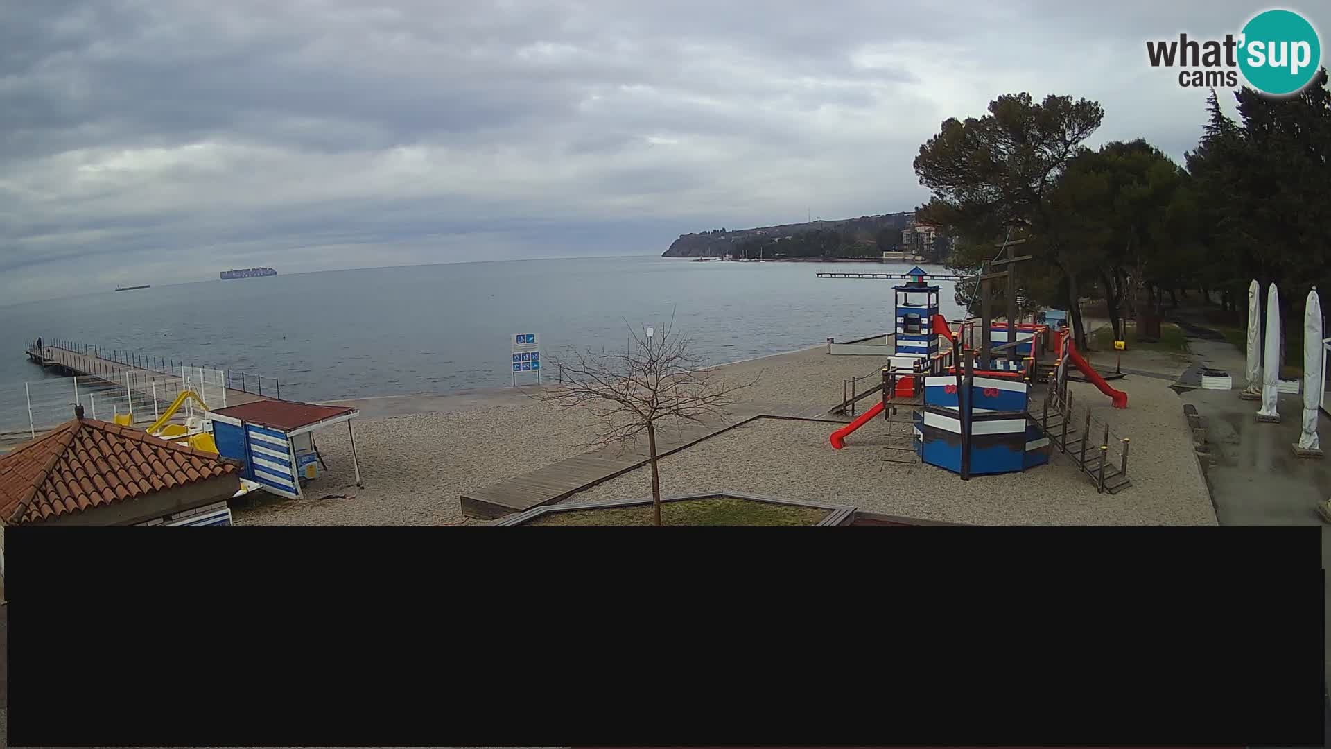 Cámara web en vivo Ankaran – Adria Ankaran Hotel & Resort – Eslovenia