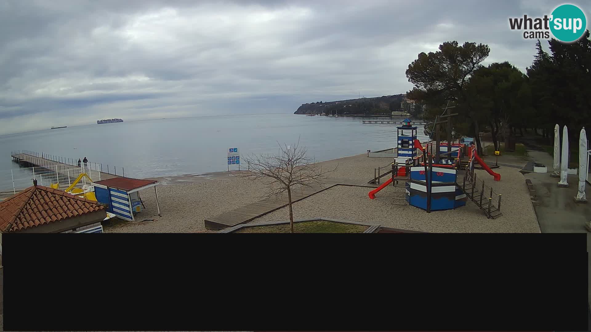 Web kamera uživo Ankaran – Adria Ankaran Hotel & Resort – Slovenija