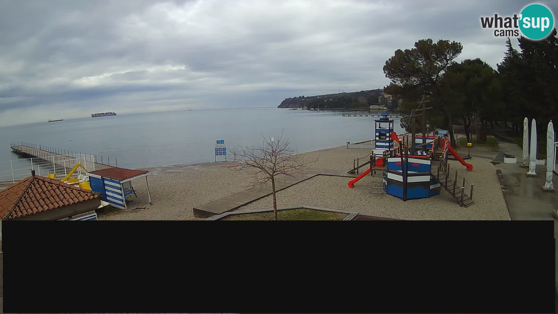 Cámara web en vivo Ankaran – Adria Ankaran Hotel & Resort – Eslovenia