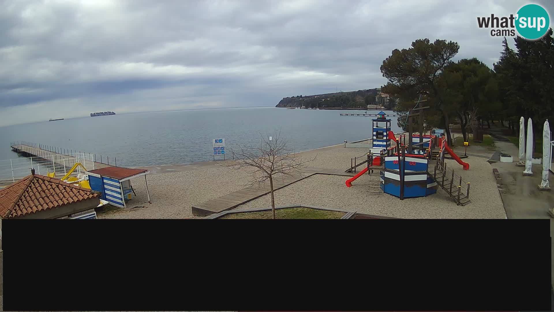 Live webcam Ankaran – Adria Ankaran Hotel & Resort – Slovenia