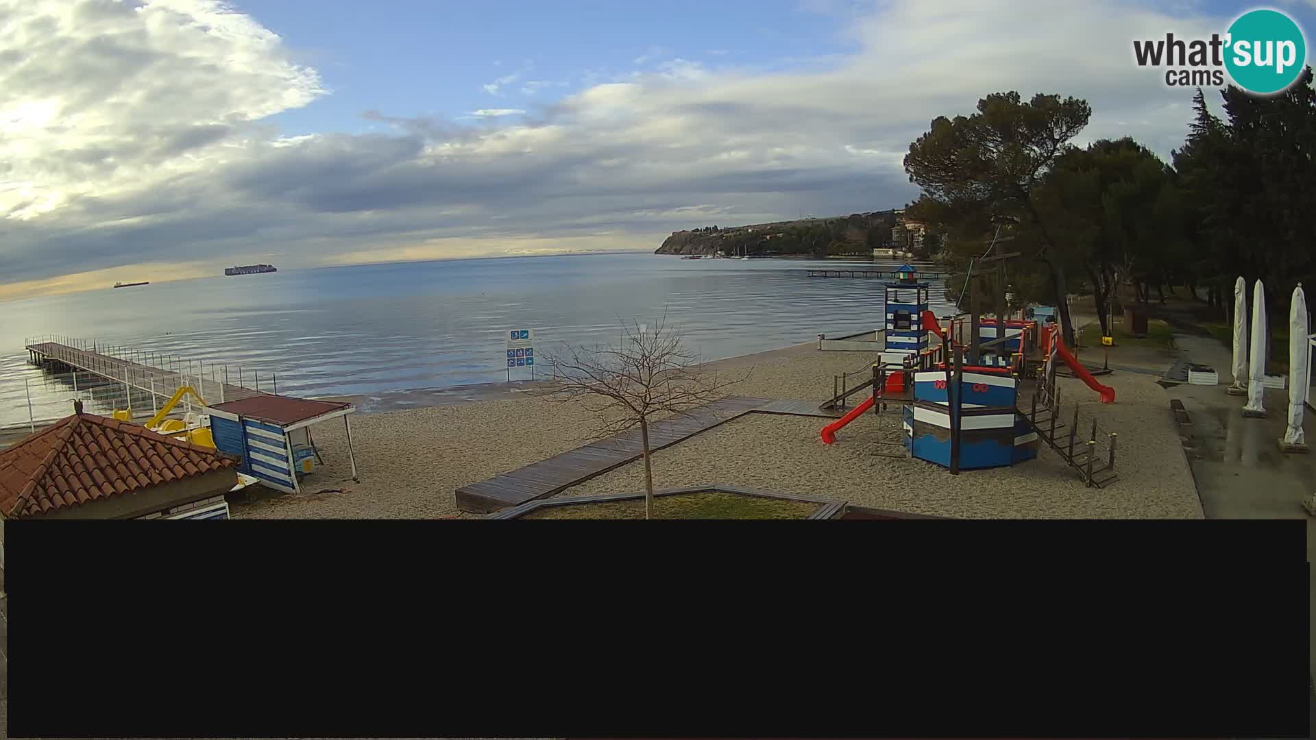 Live webcam Ankaran – Adria Ankaran Hotel & Resort – Slovenia