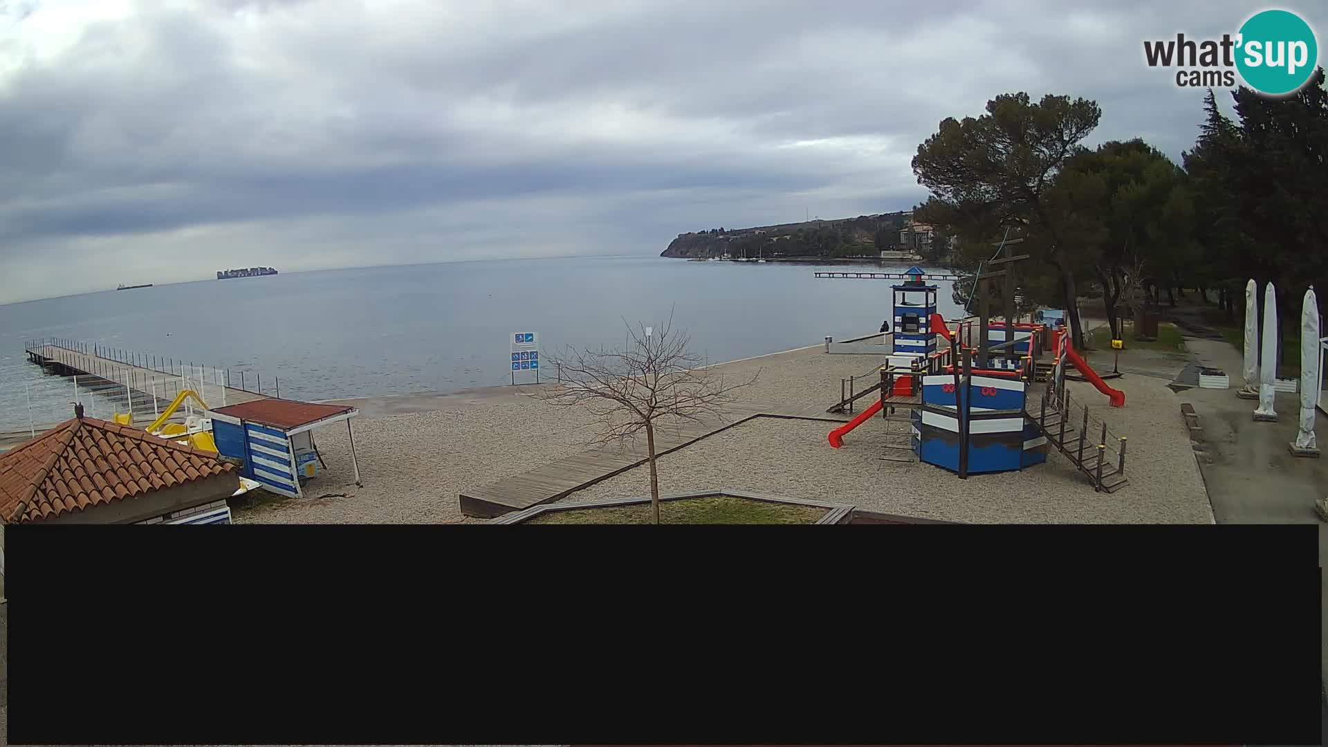 Cámara web en vivo Ankaran – Adria Ankaran Hotel & Resort – Eslovenia