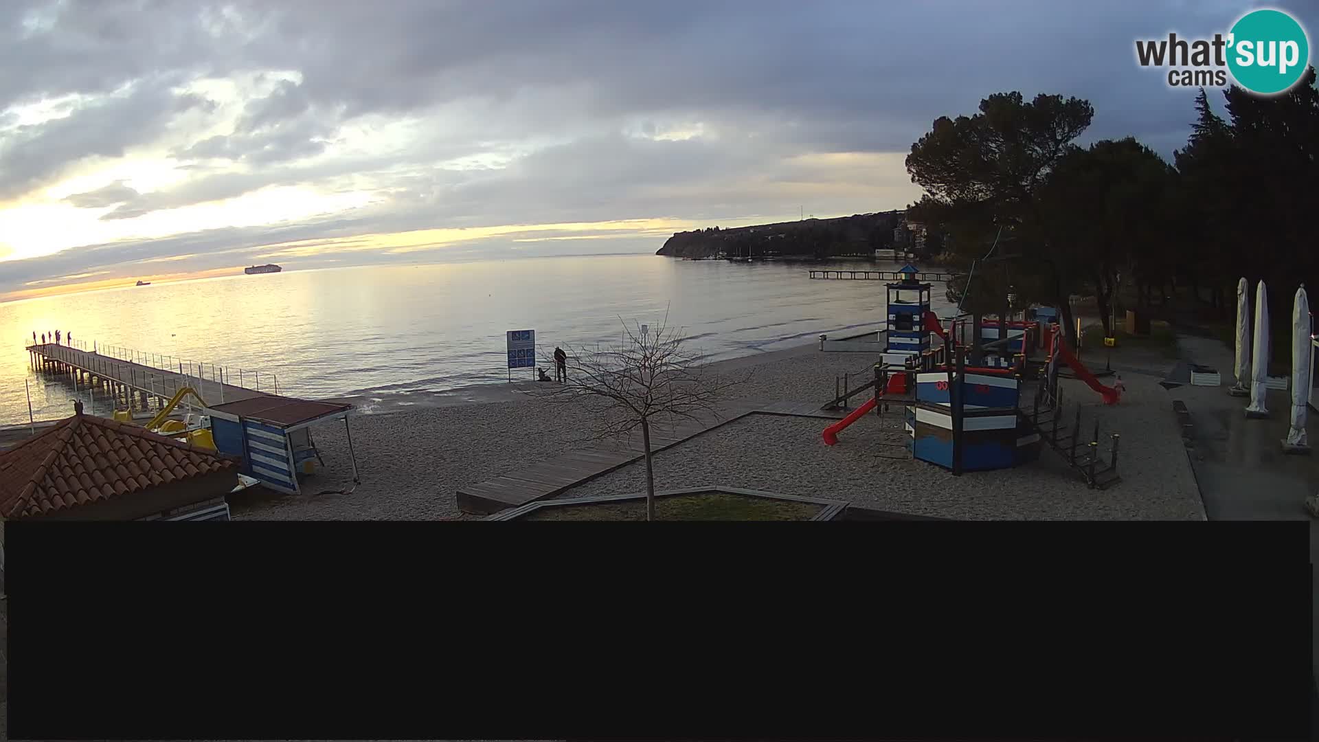 Cámara web en vivo Ankaran – Adria Ankaran Hotel & Resort – Eslovenia