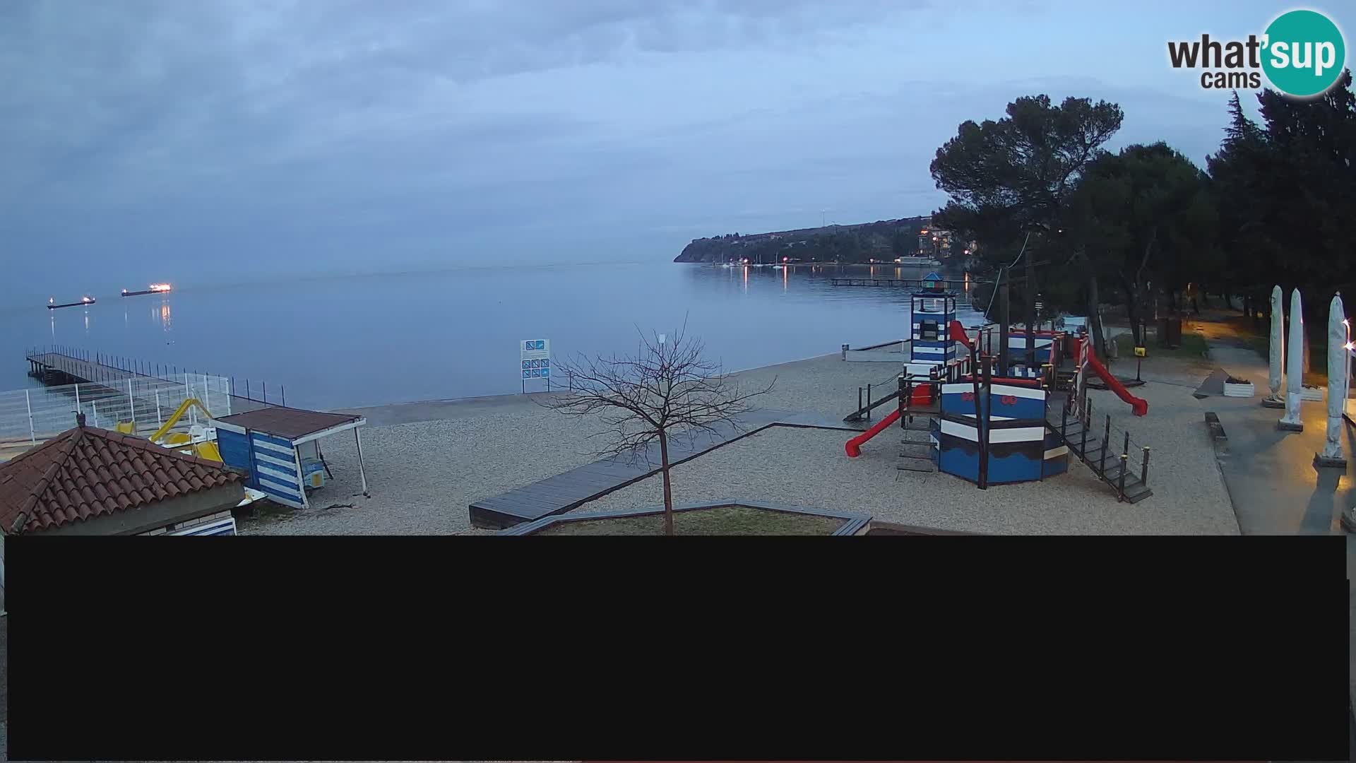 Web kamera uživo Ankaran – Adria Ankaran Hotel & Resort – Slovenija