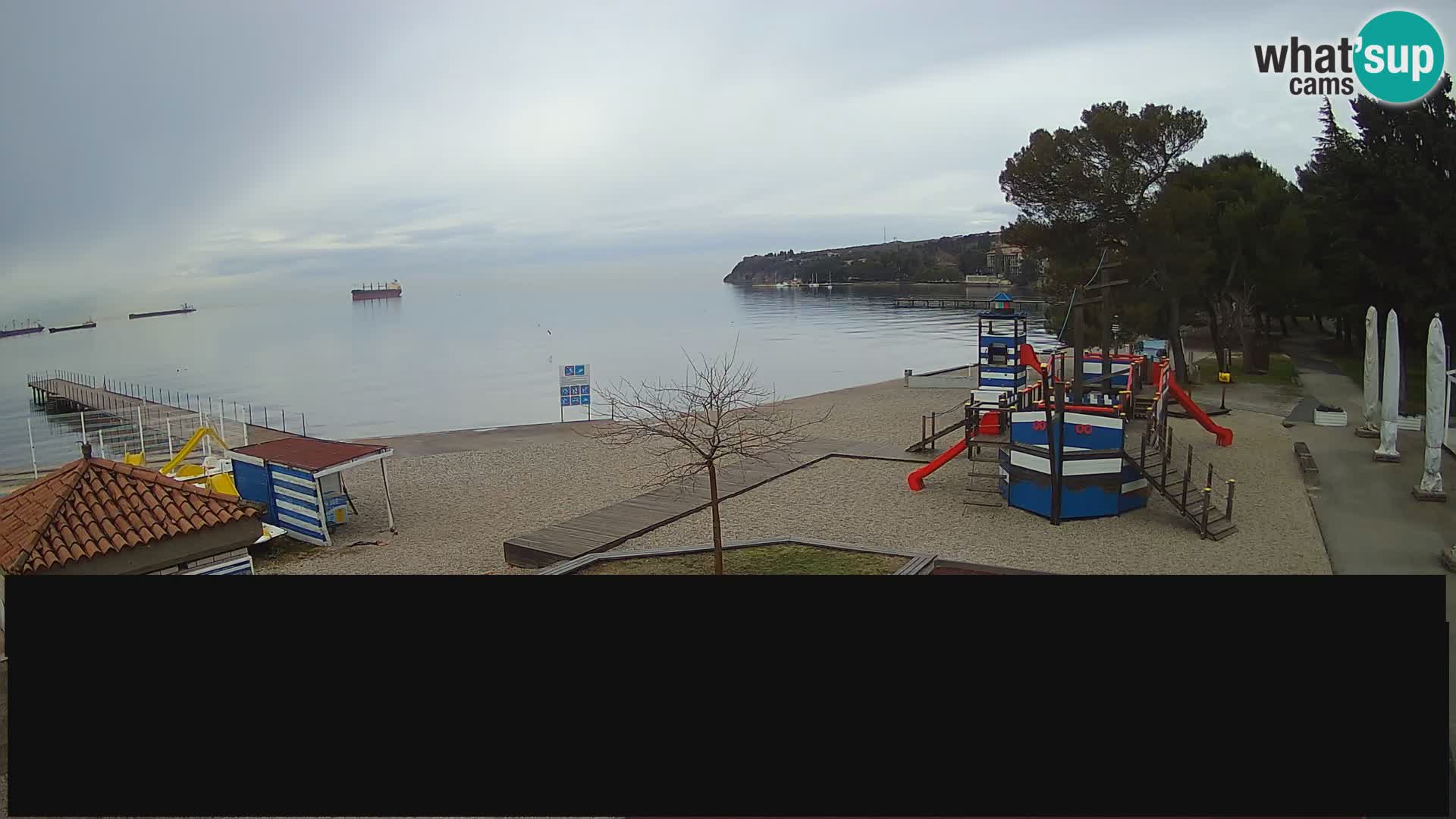 Live webcam Ankaran – Adria Ankaran Hotel & Resort – Slovenia