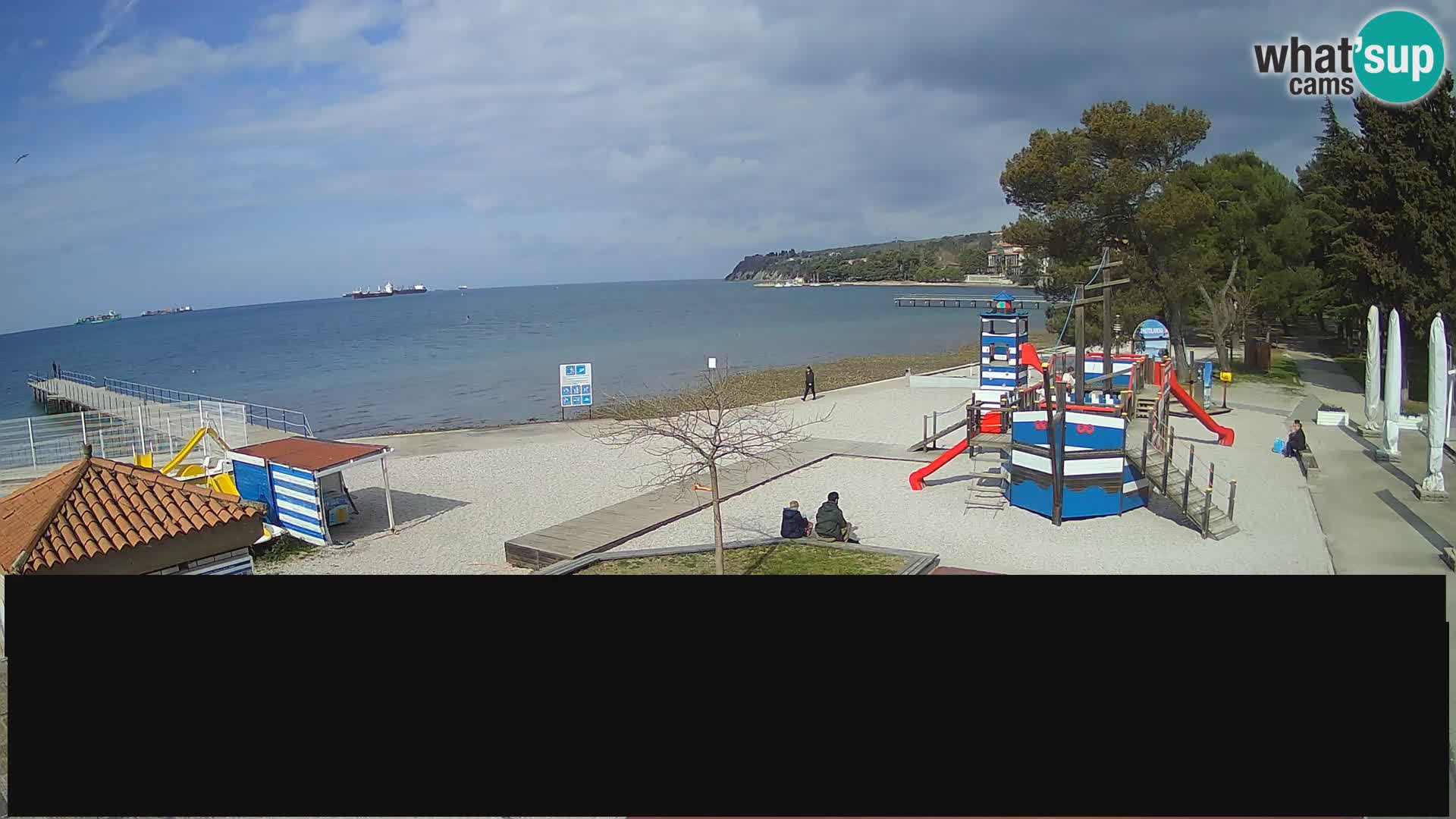 Live webcam Ankaran – Adria Ankaran Hotel & Resort – Slovenia