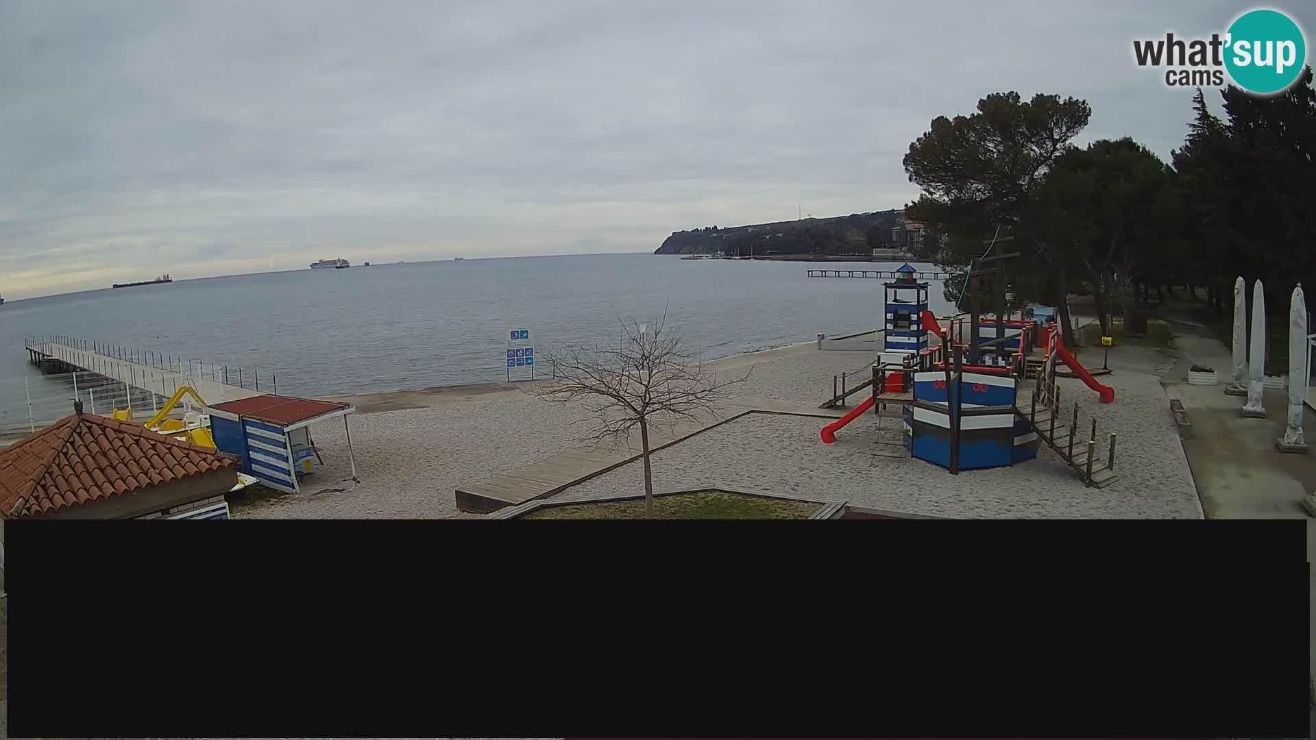 Webcam en direct Ankaran – Adria Ankaran Hotel & Resort – Slovénie