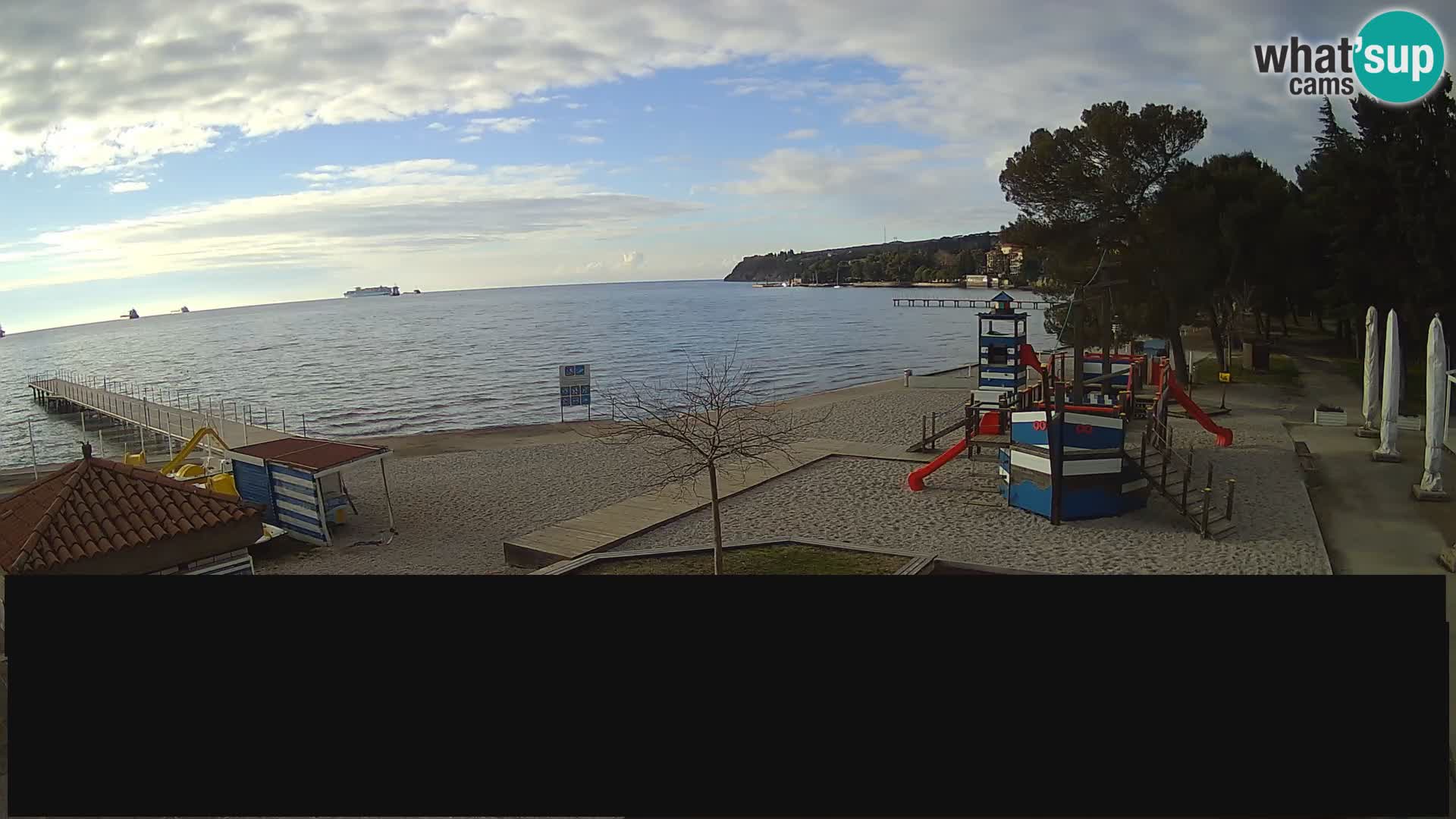 Webcam en direct Ankaran – Adria Ankaran Hotel & Resort – Slovénie