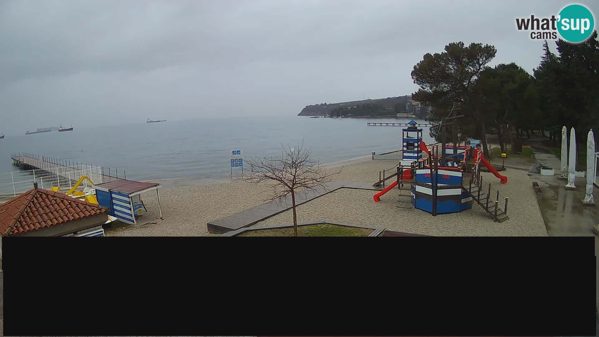 Cámara web en vivo Ankaran – Adria Ankaran Hotel & Resort – Eslovenia