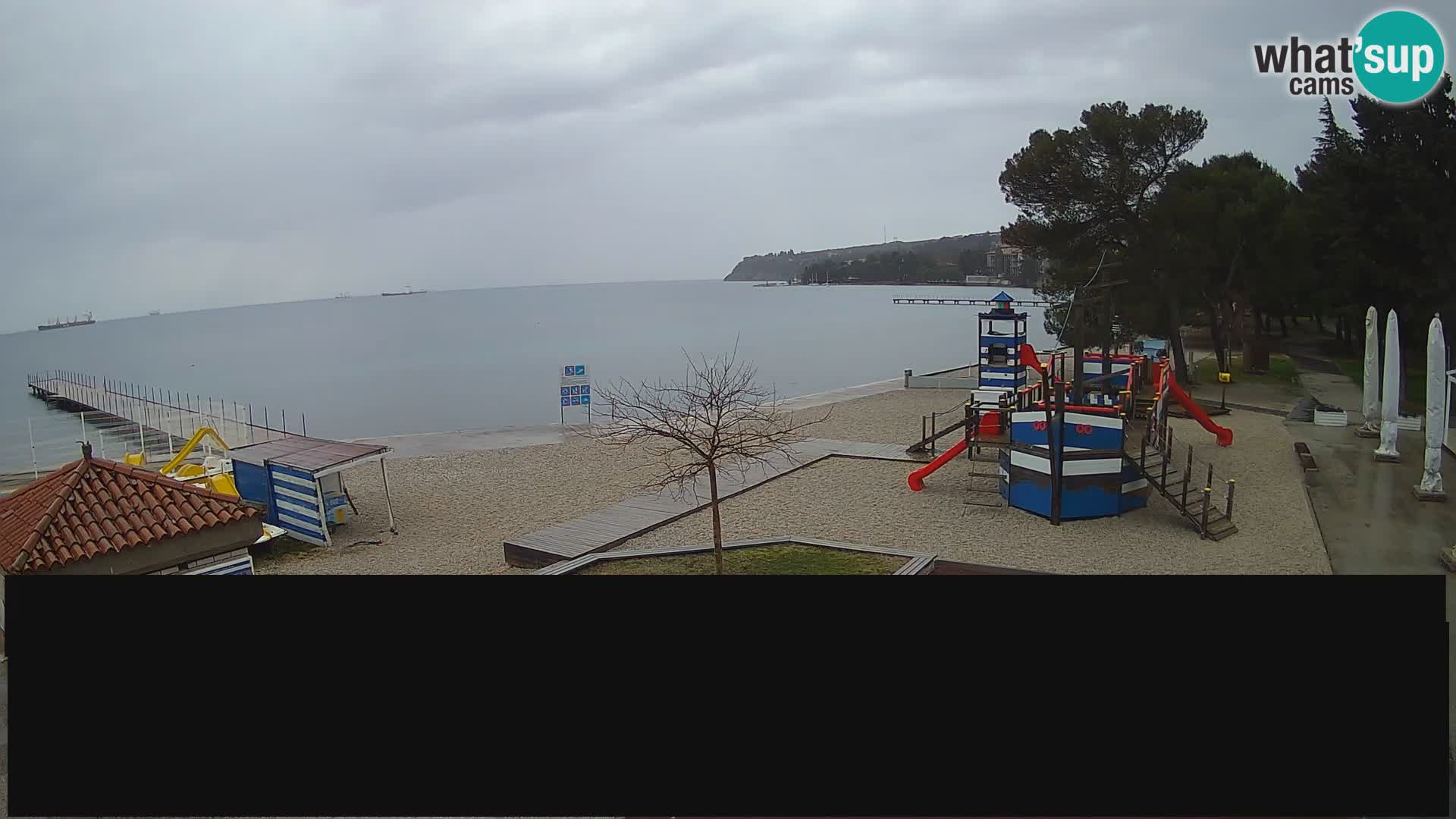 Live webcam Ankaran – Adria Ankaran Hotel & Resort – Slovenia