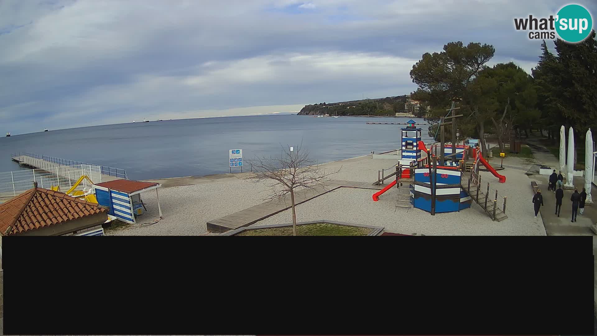 Webcam en direct Ankaran – Adria Ankaran Hotel & Resort – Slovénie