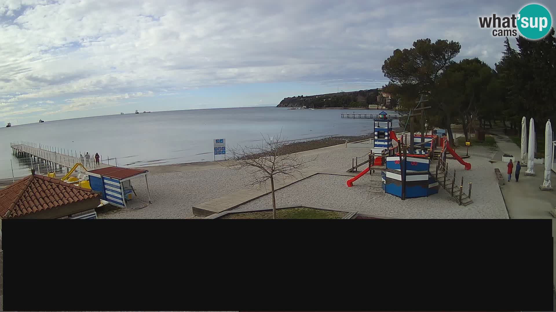 Cámara web en vivo Ankaran – Adria Ankaran Hotel & Resort – Eslovenia