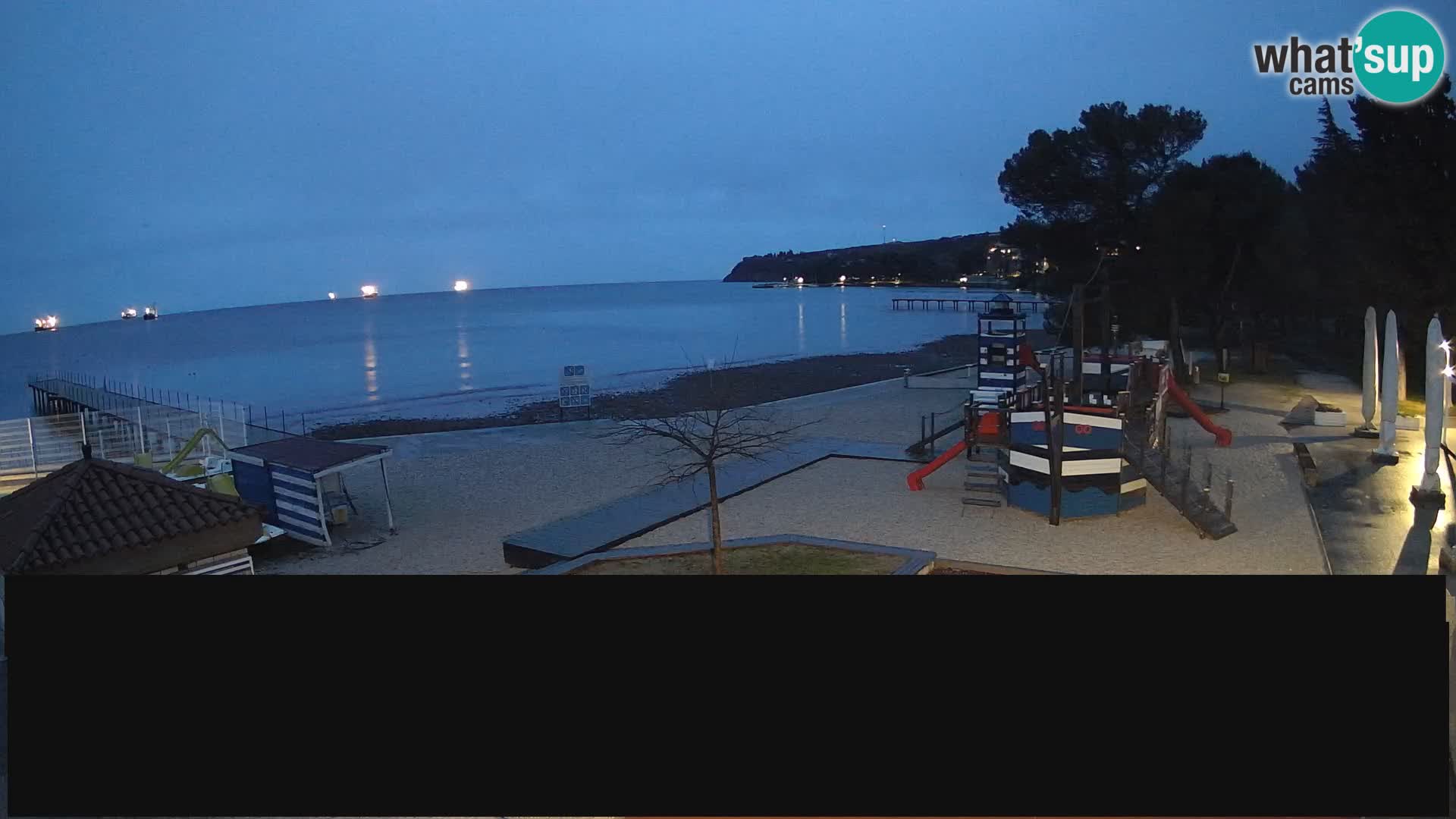 Cámara web en vivo Ankaran – Adria Ankaran Hotel & Resort – Eslovenia