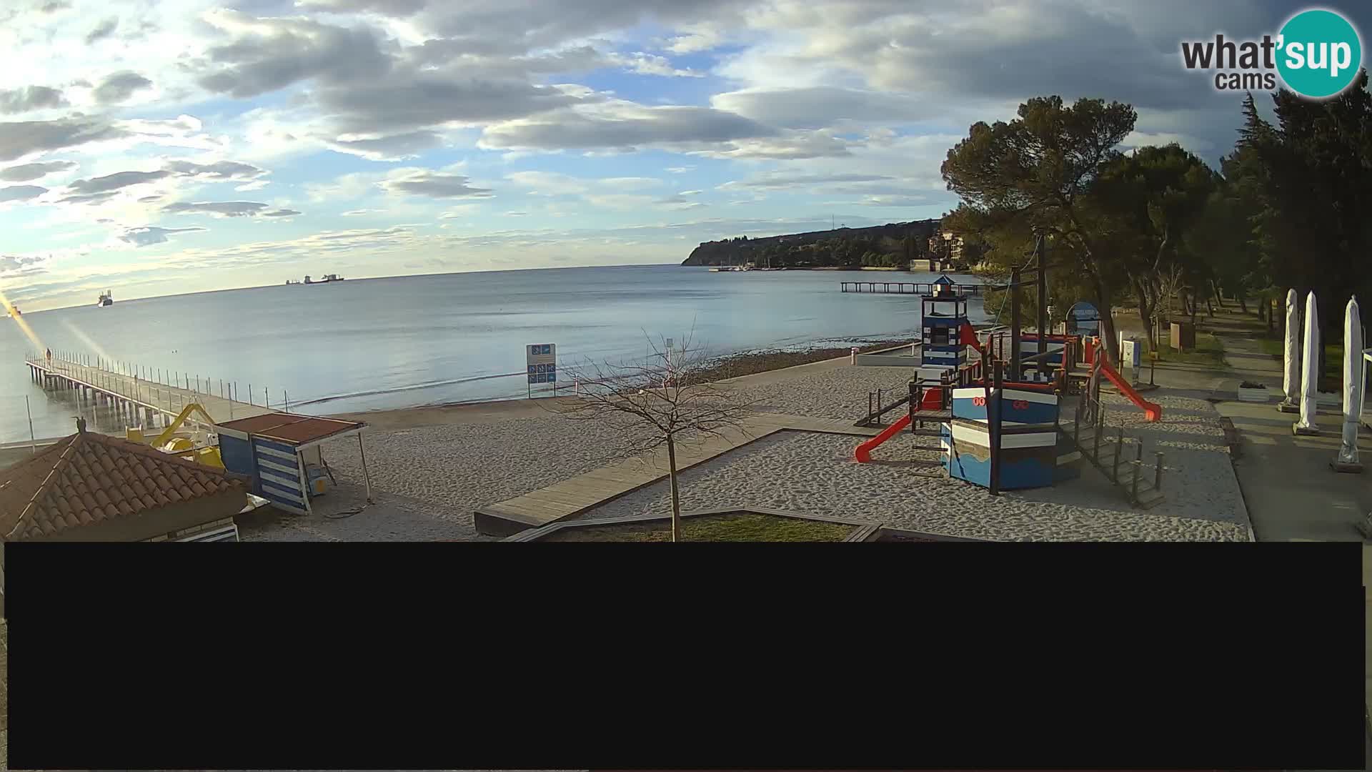 Web kamera uživo Ankaran – Adria Ankaran Hotel & Resort – Slovenija