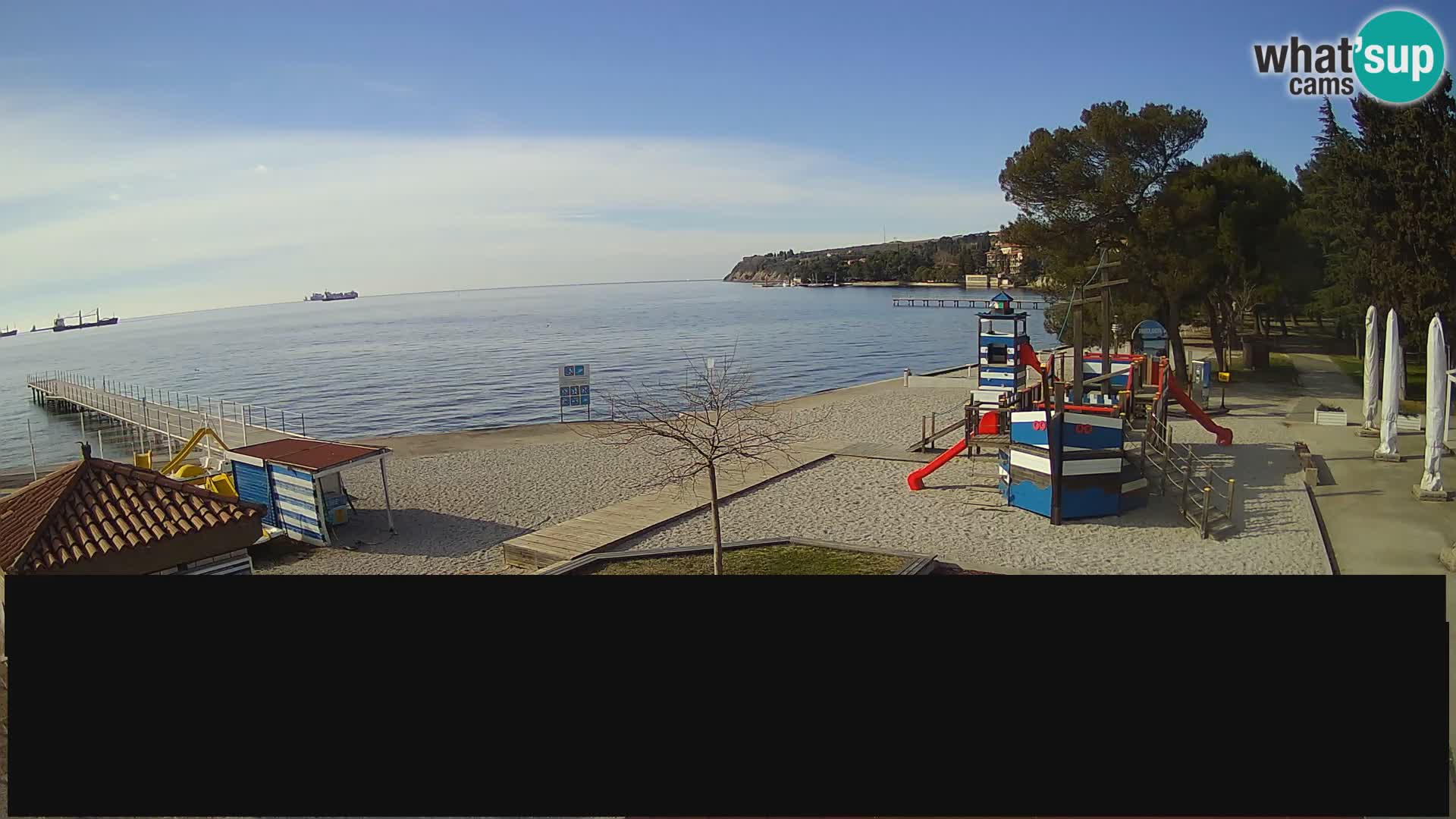 Cámara web en vivo Ankaran – Adria Ankaran Hotel & Resort – Eslovenia