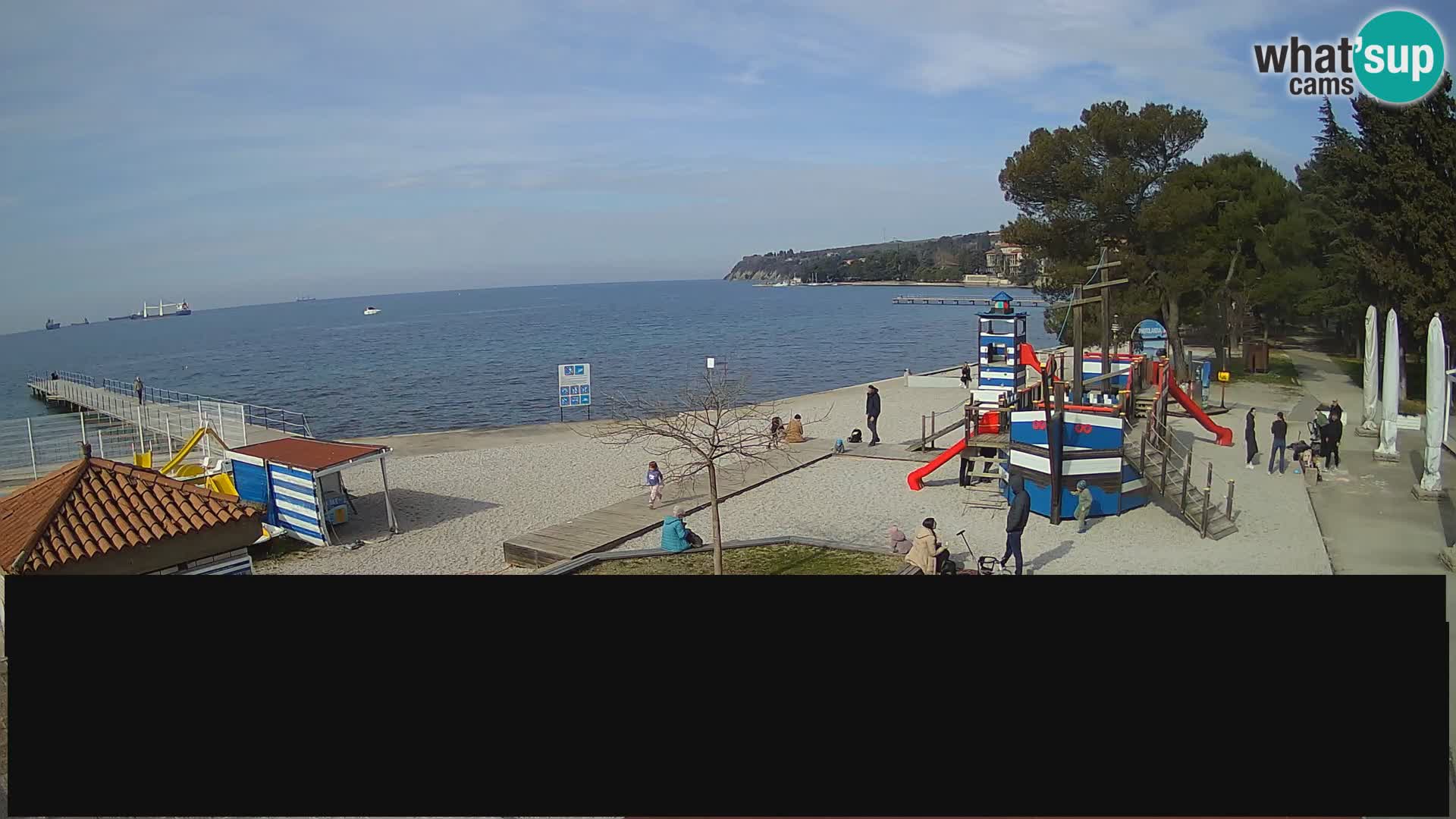 Web kamera uživo Ankaran – Adria Ankaran Hotel & Resort – Slovenija