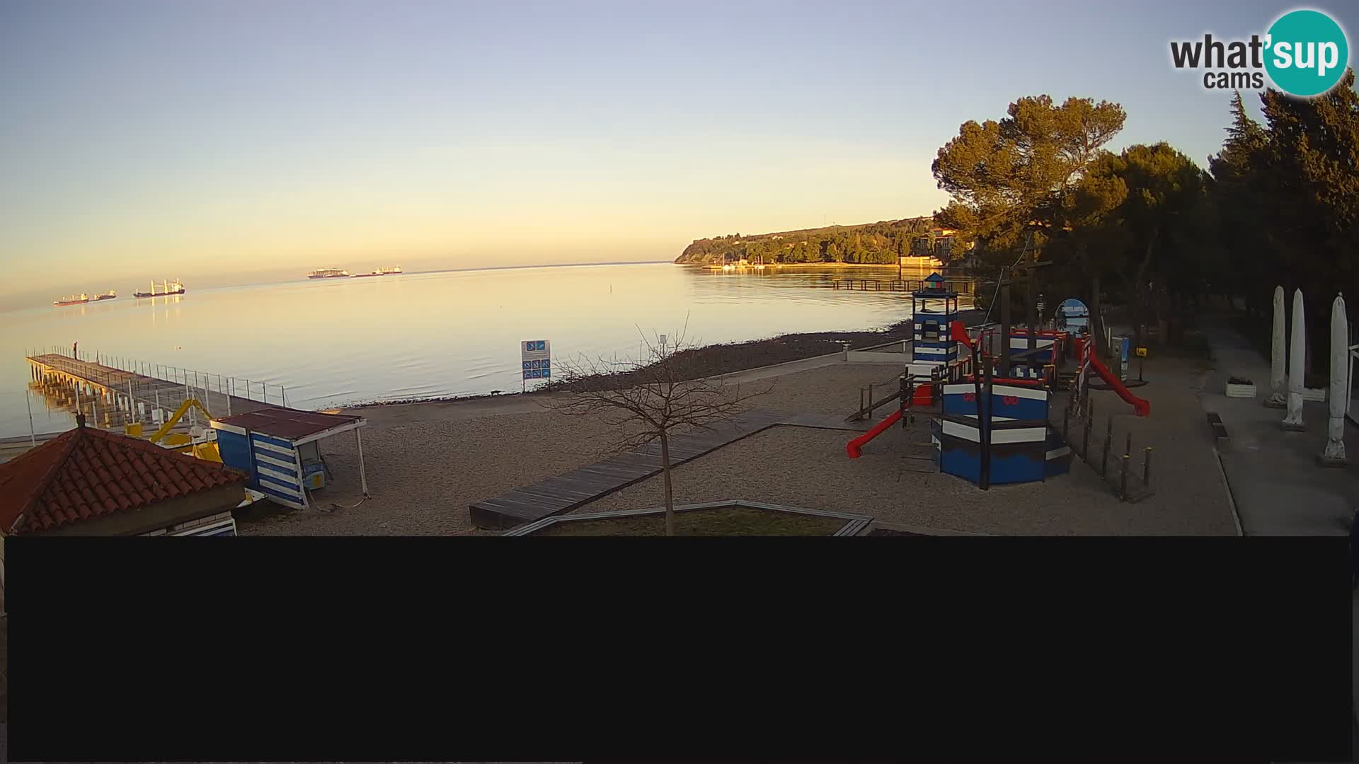 Cámara web en vivo Ankaran – Adria Ankaran Hotel & Resort – Eslovenia