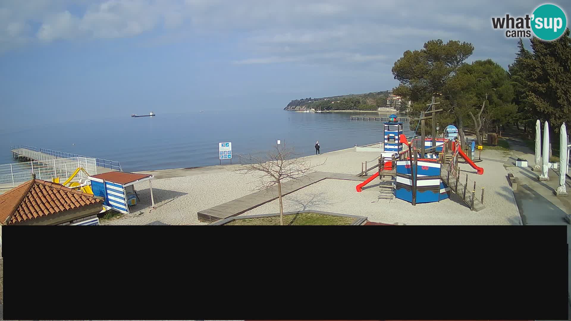 Web kamera uživo Ankaran – Adria Ankaran Hotel & Resort – Slovenija