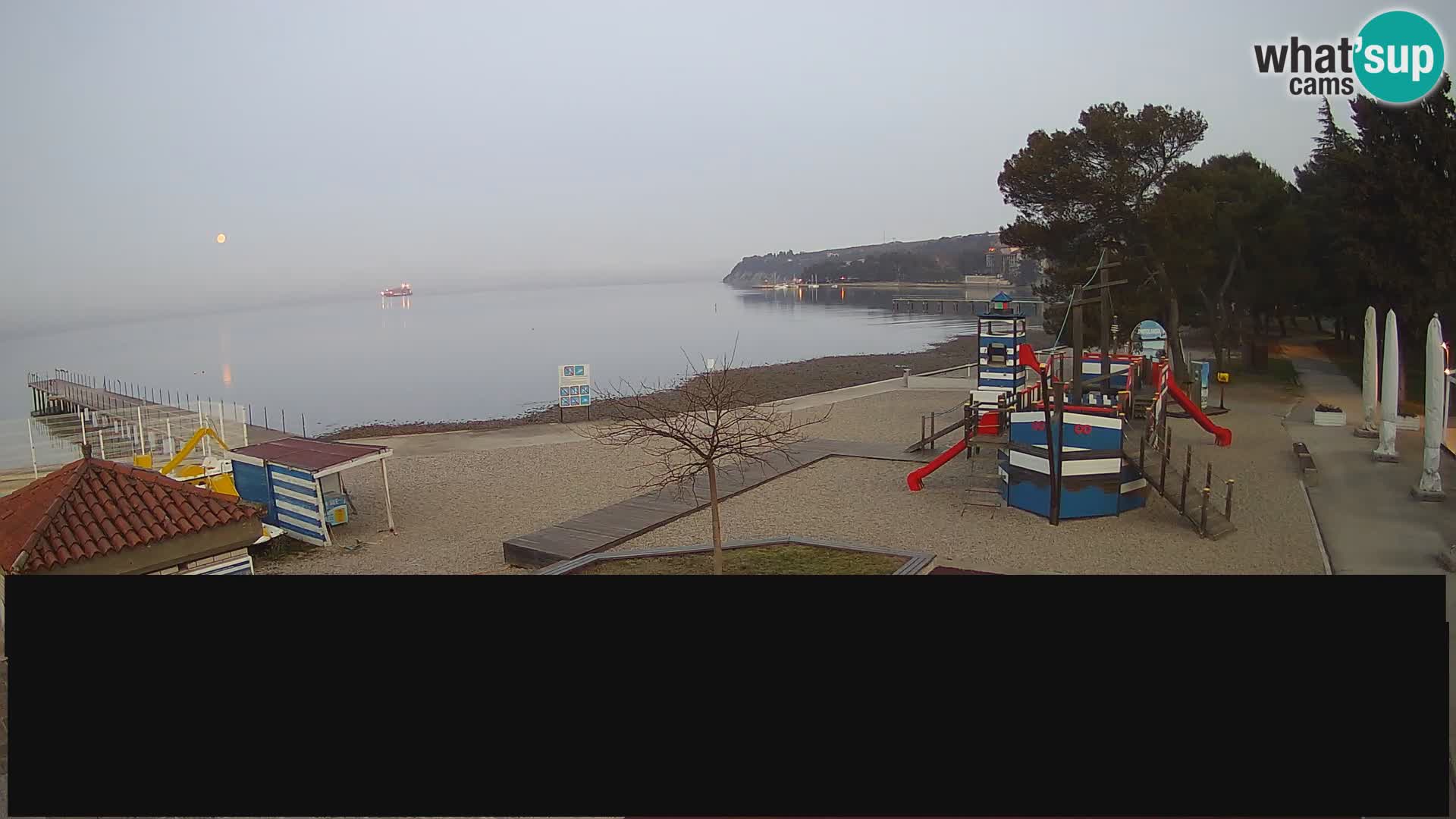 Cámara web en vivo Ankaran – Adria Ankaran Hotel & Resort – Eslovenia