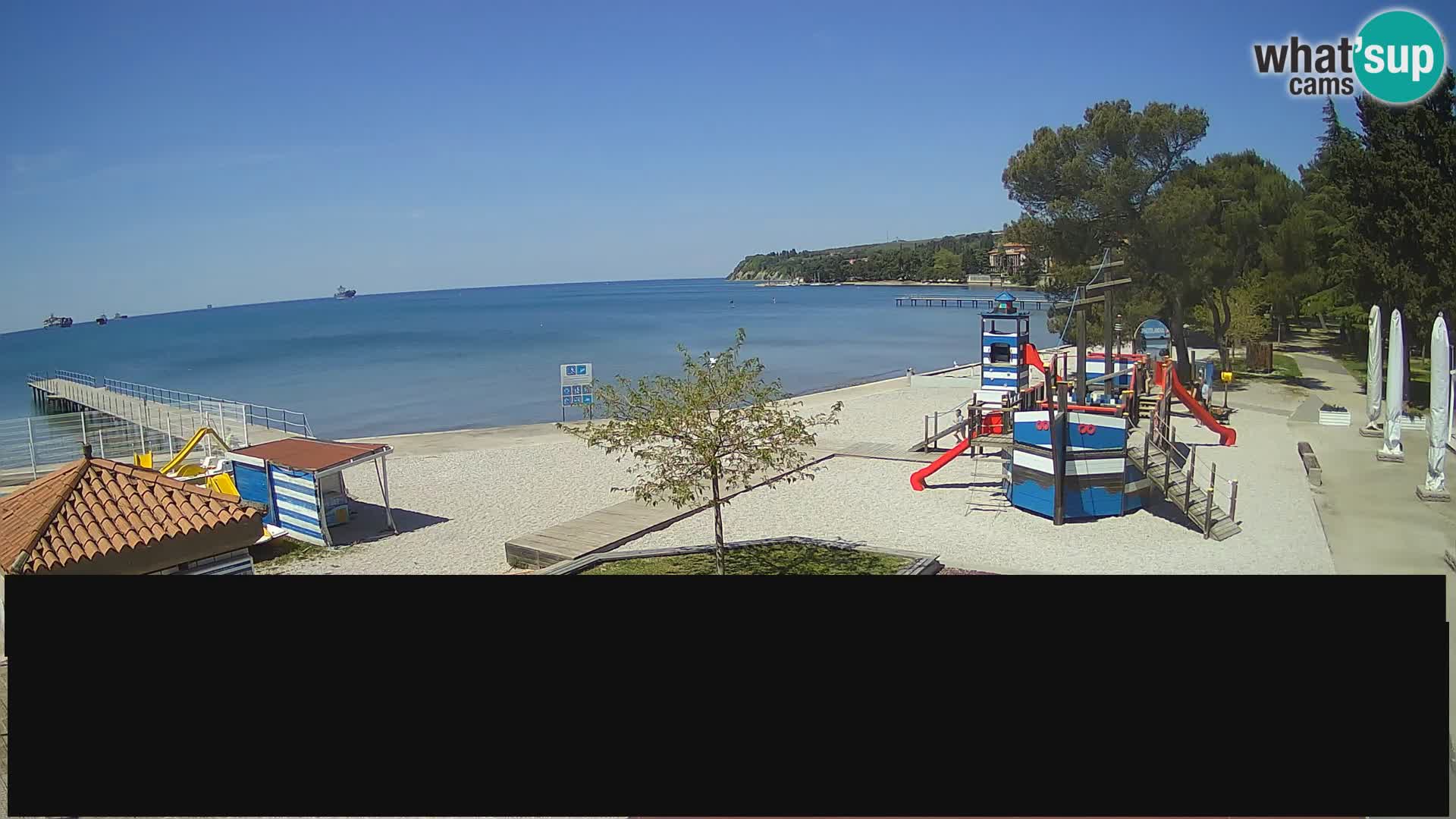 Web kamera uživo Ankaran – Adria Ankaran Hotel & Resort – Slovenija