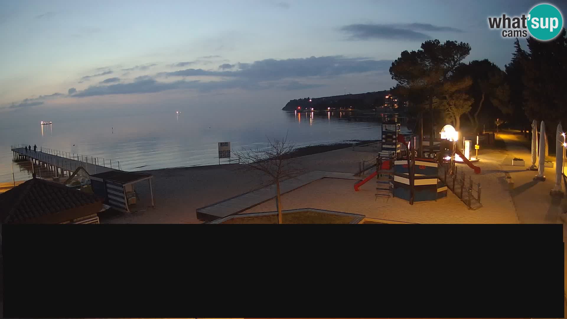 Web kamera uživo Ankaran – Adria Ankaran Hotel & Resort – Slovenija