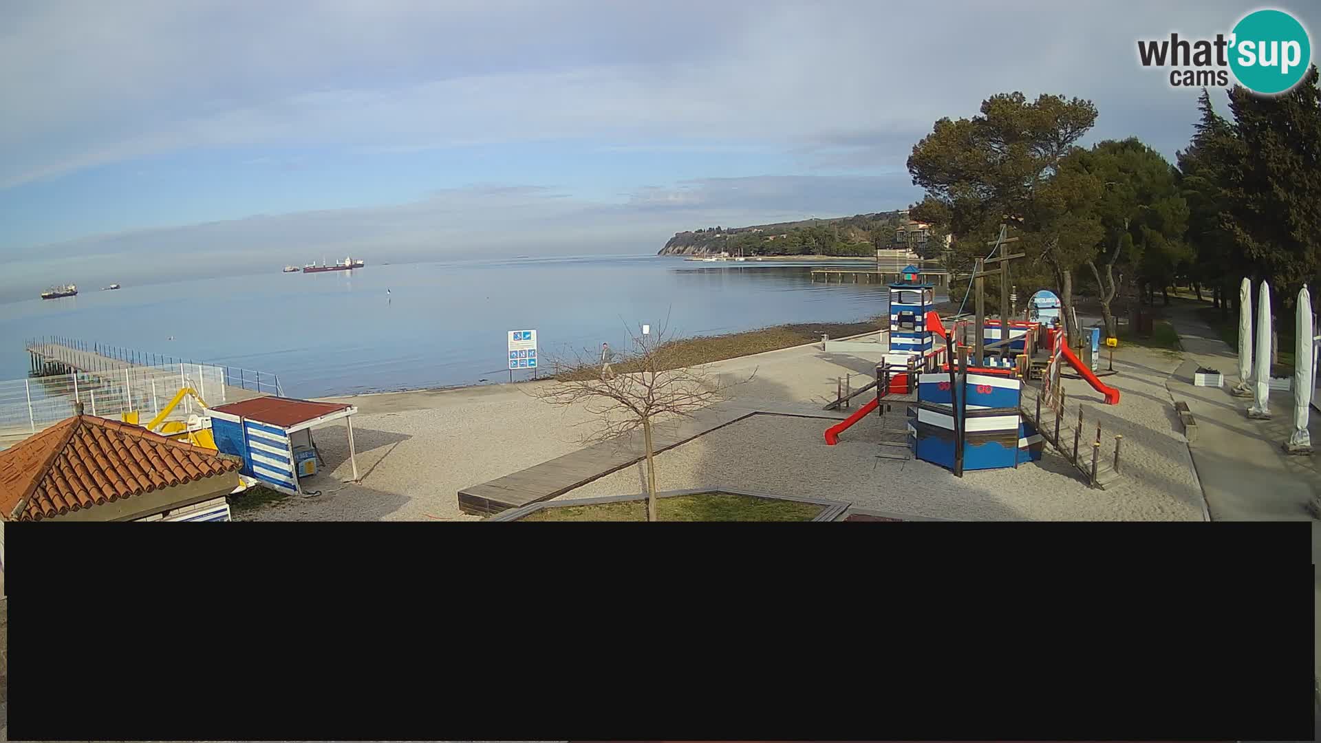 Live webcam Ankaran – Adria Ankaran Hotel & Resort – Slovenia