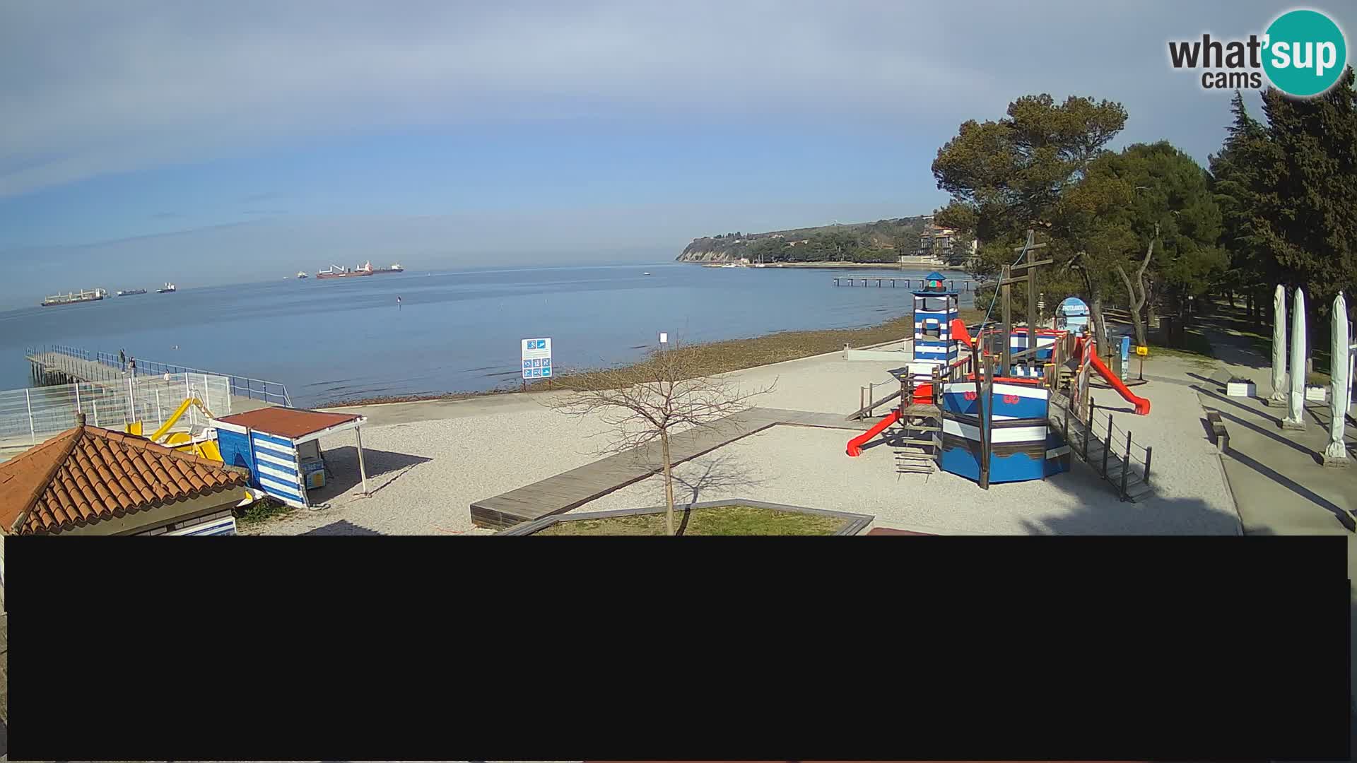 Live webcam Ankaran – Adria Ankaran Hotel & Resort – Slovenia