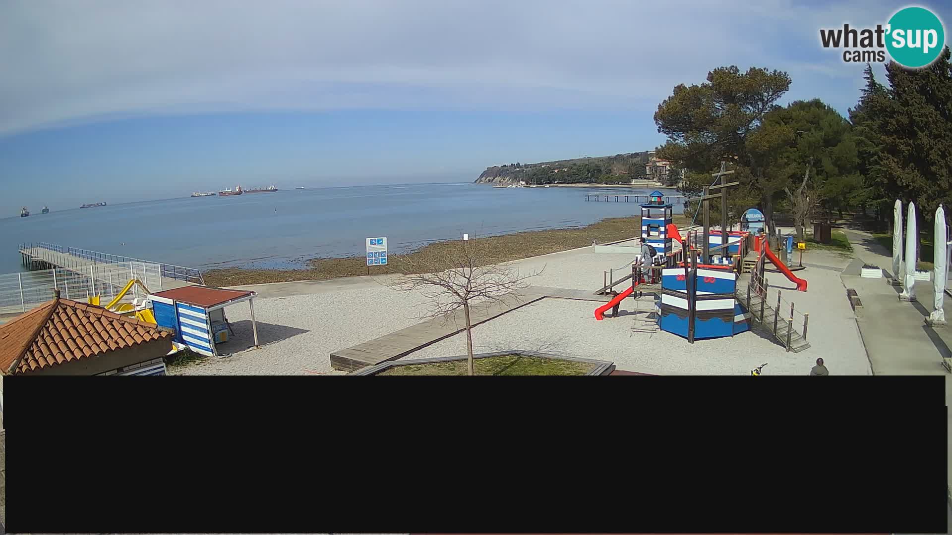 Cámara web en vivo Ankaran – Adria Ankaran Hotel & Resort – Eslovenia