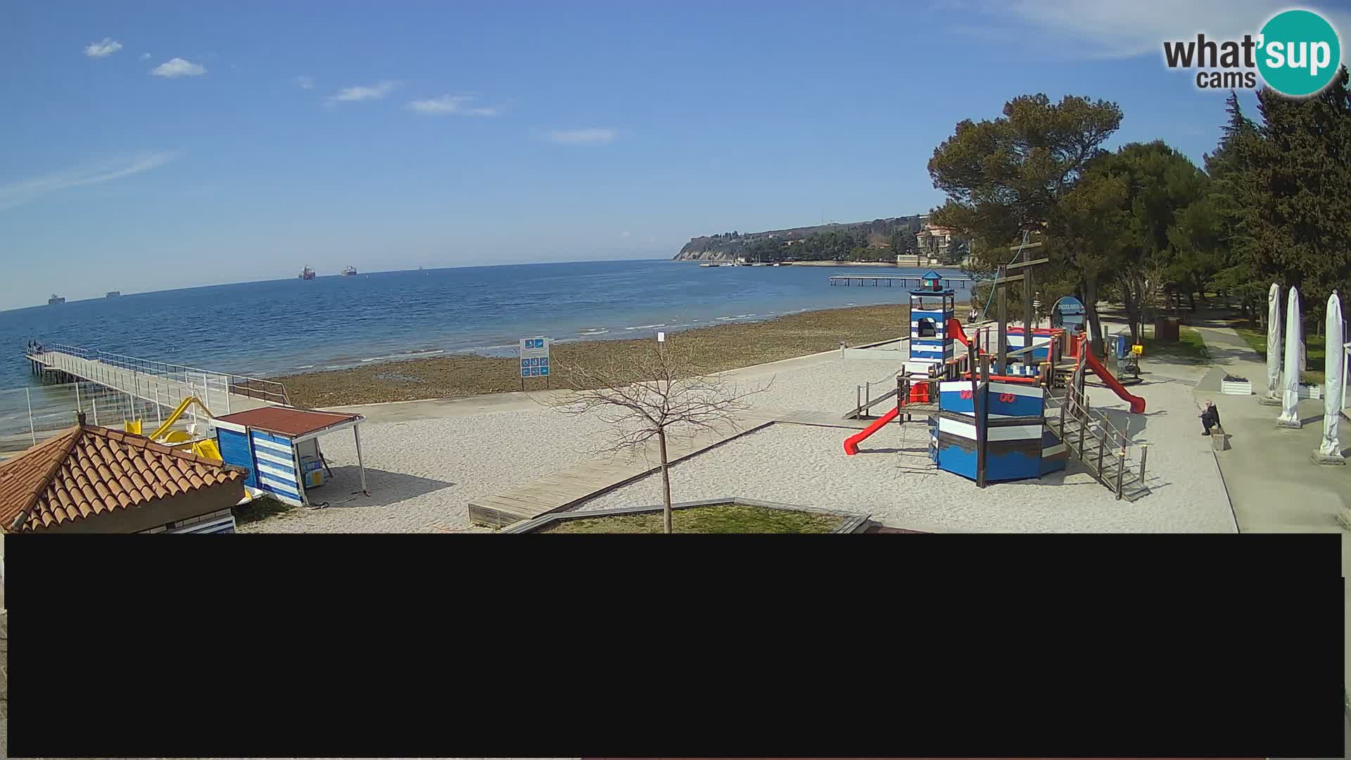 Cámara web en vivo Ankaran – Adria Ankaran Hotel & Resort – Eslovenia