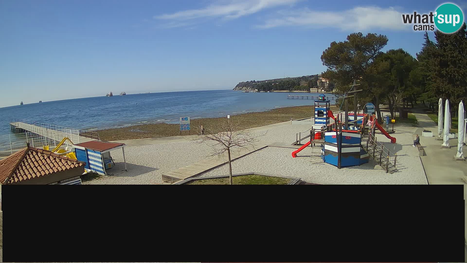 Cámara web en vivo Ankaran – Adria Ankaran Hotel & Resort – Eslovenia