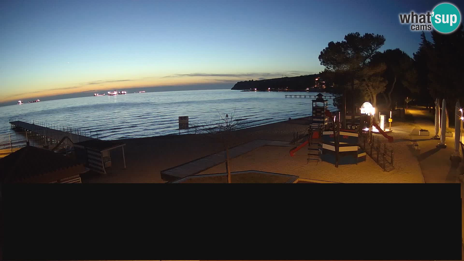 Cámara web en vivo Ankaran – Adria Ankaran Hotel & Resort – Eslovenia