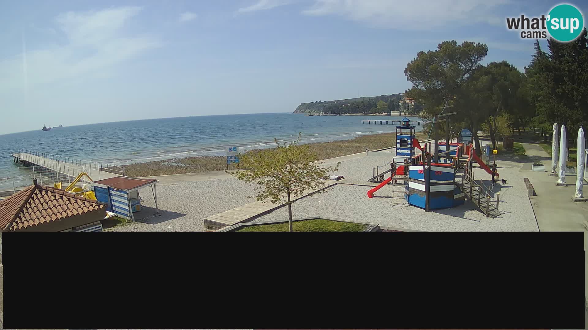 Web kamera uživo Ankaran – Adria Ankaran Hotel & Resort – Slovenija