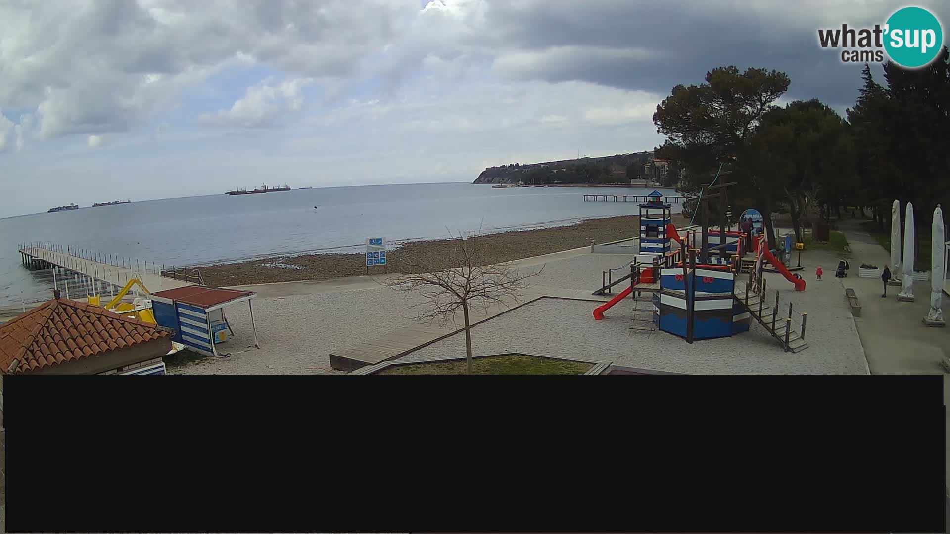 Live webcam Ankaran – Adria Ankaran Hotel & Resort – Slovenia