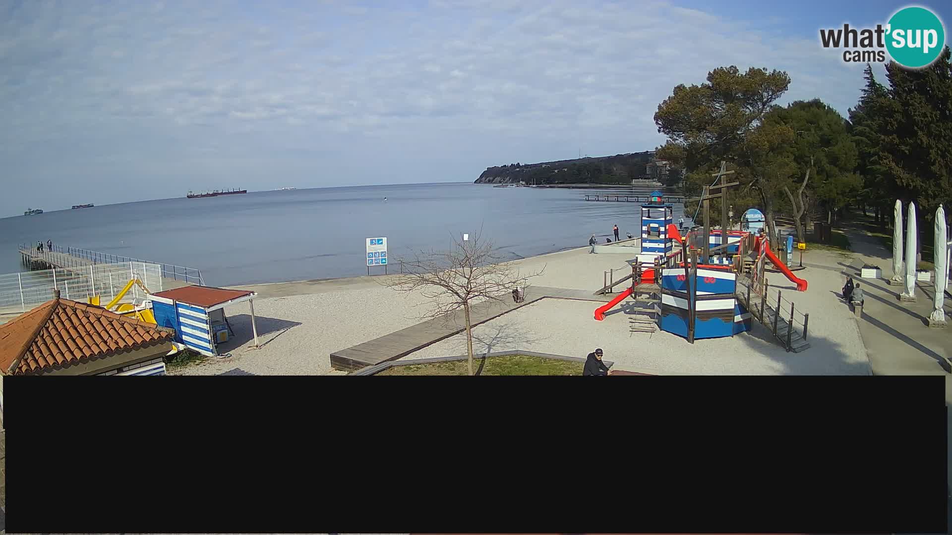 Cámara web en vivo Ankaran – Adria Ankaran Hotel & Resort – Eslovenia