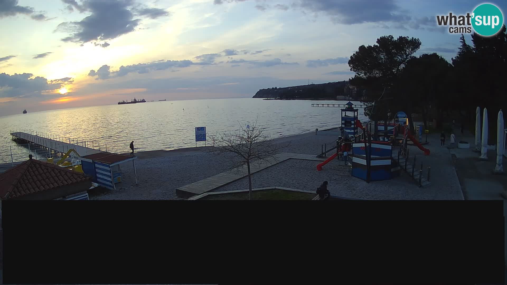 Live webcam Ankaran – Adria Ankaran Hotel & Resort – Slovenia