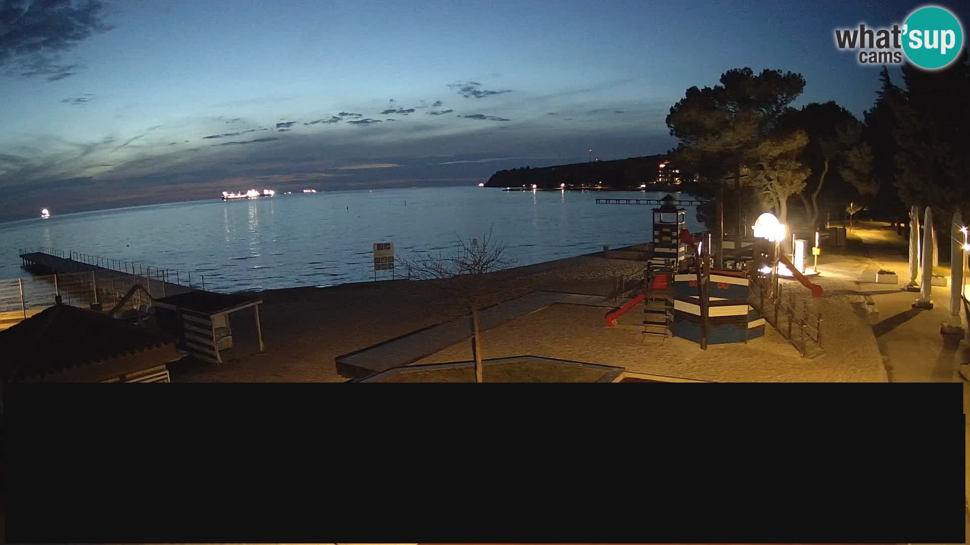 Live webcam Ankaran – Adria Ankaran Hotel & Resort – Slovenia