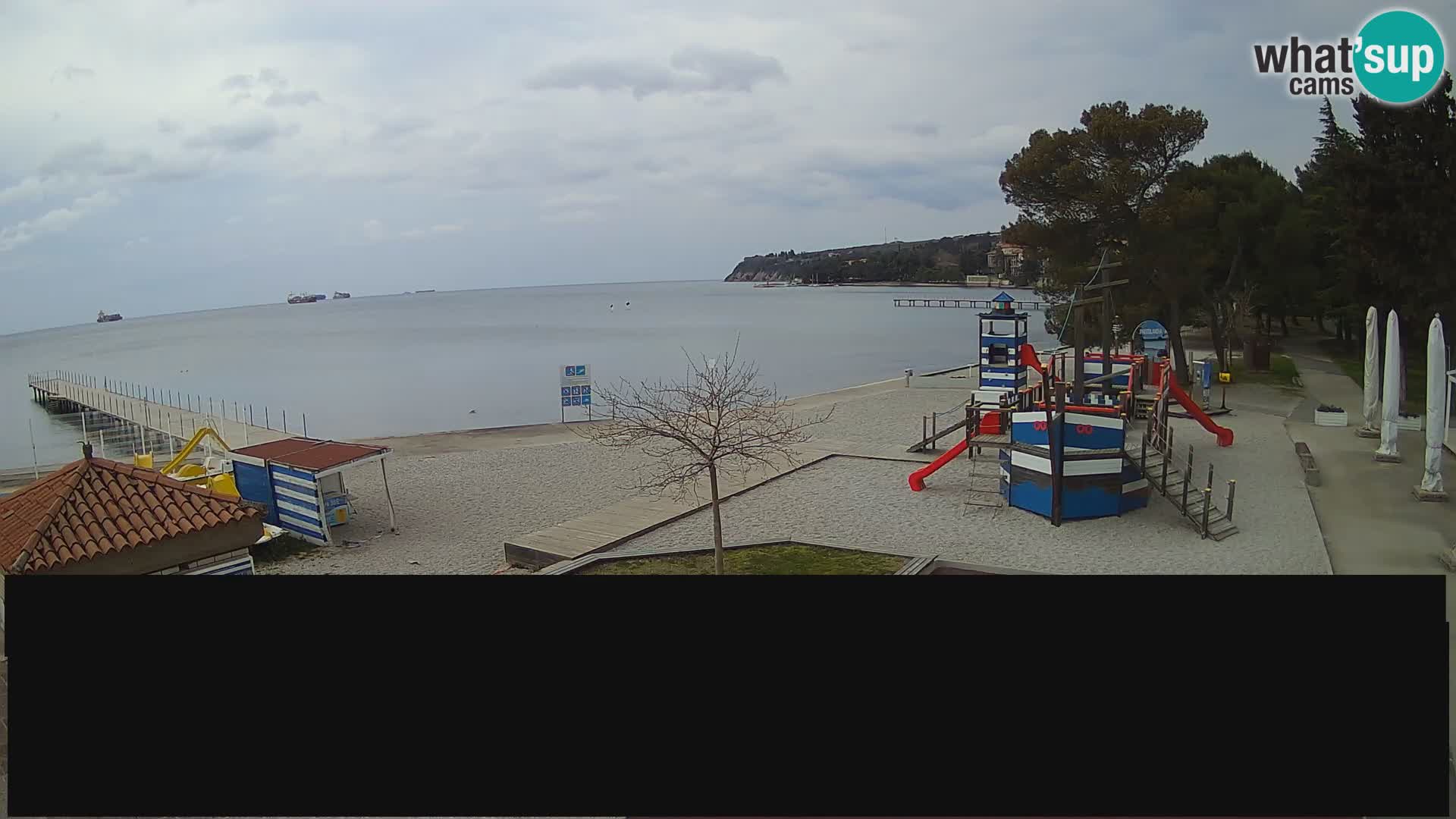 Live webcam Ankaran – Adria Ankaran Hotel & Resort – Slovenia