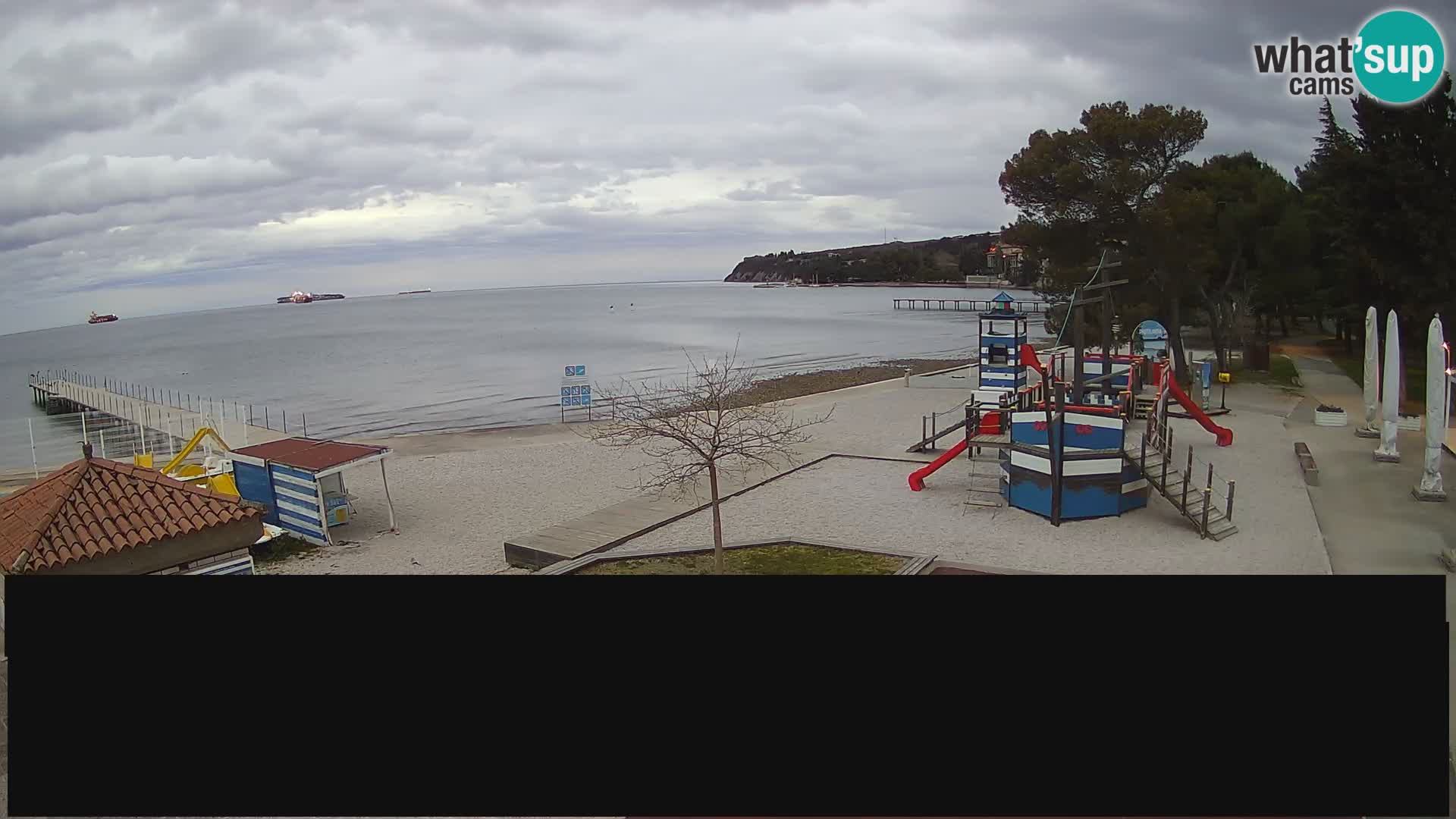 Live webcam Ankaran – Adria Ankaran Hotel & Resort – Slovenia