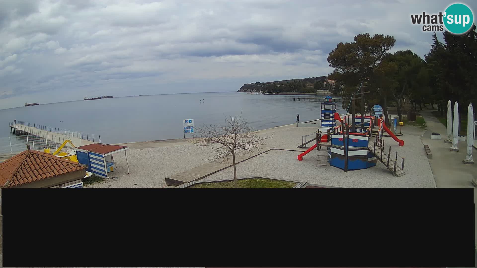 Cámara web en vivo Ankaran – Adria Ankaran Hotel & Resort – Eslovenia