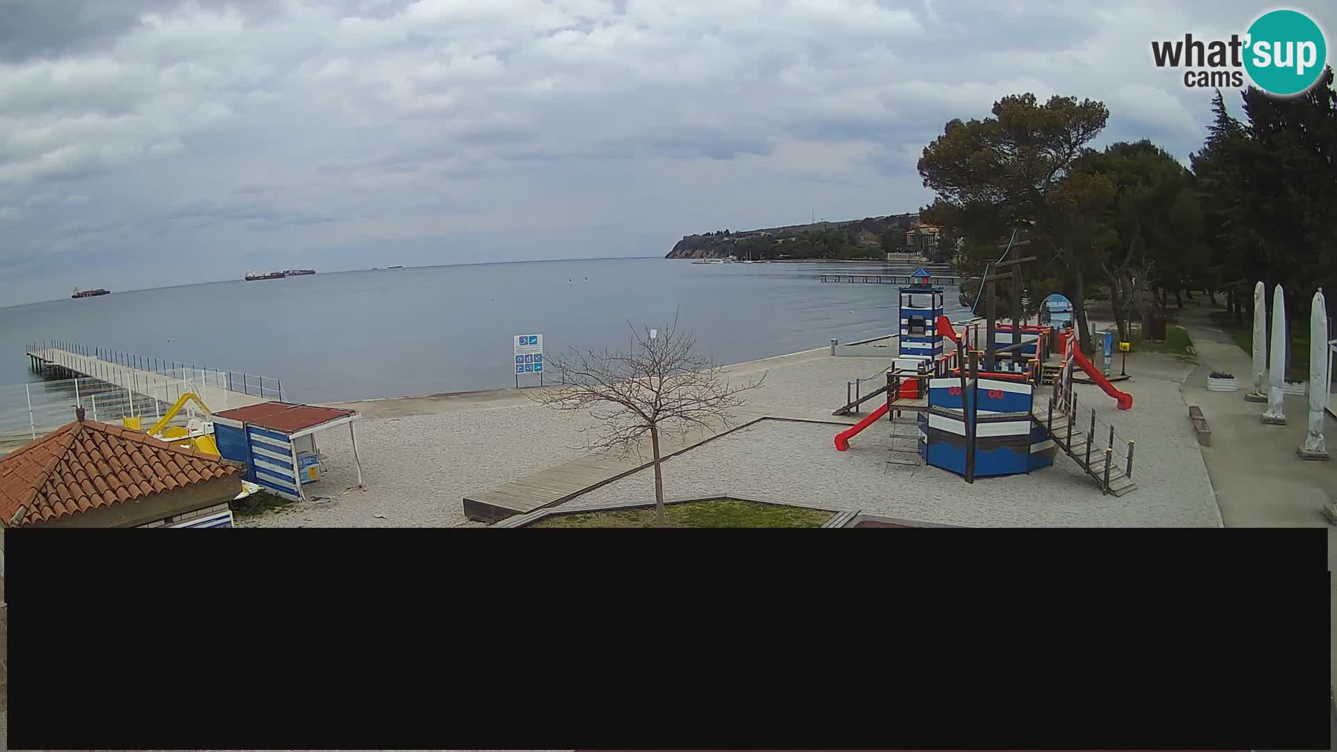 Web kamera uživo Ankaran – Adria Ankaran Hotel & Resort – Slovenija