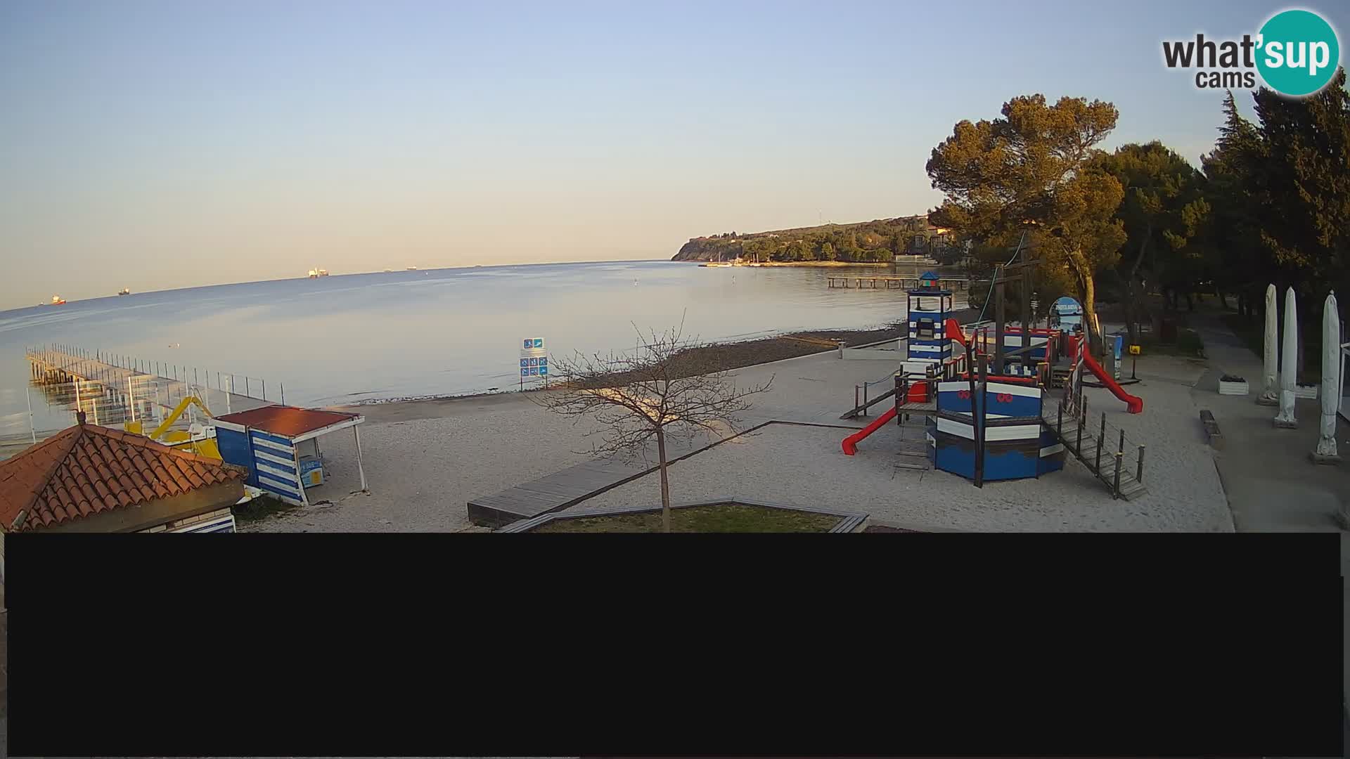 Webcam en direct Ankaran – Adria Ankaran Hotel & Resort – Slovénie