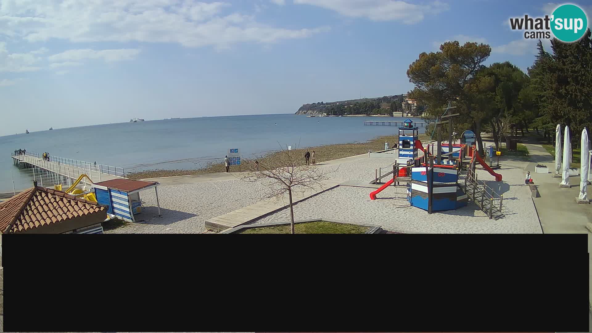 Web kamera uživo Ankaran – Adria Ankaran Hotel & Resort – Slovenija