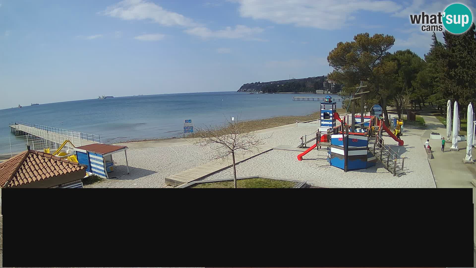 Cámara web en vivo Ankaran – Adria Ankaran Hotel & Resort – Eslovenia