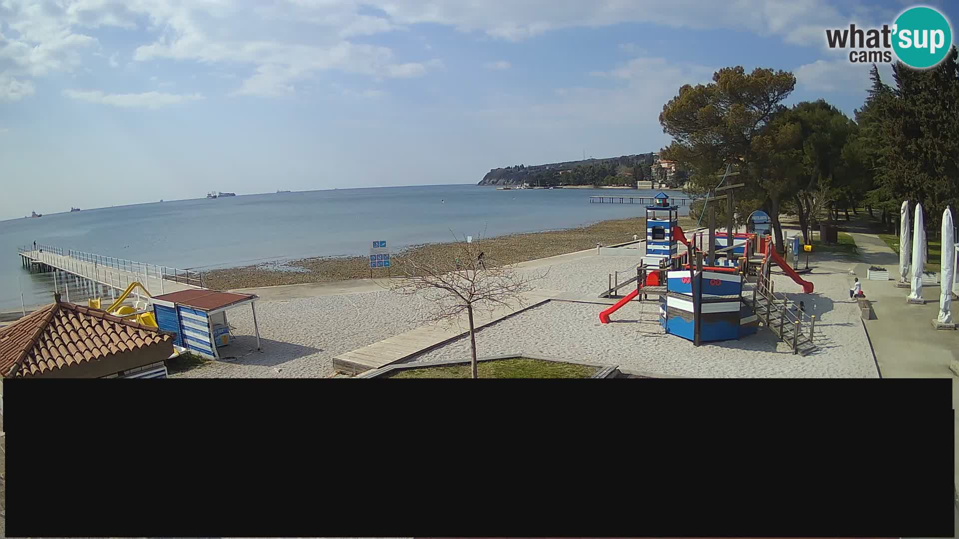 Web kamera uživo Ankaran – Adria Ankaran Hotel & Resort – Slovenija